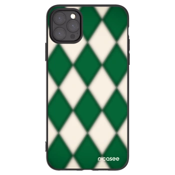 Picasee husă neagră din silicon pentru Apple iPhone 11 Pro Max - Emerald Diamond