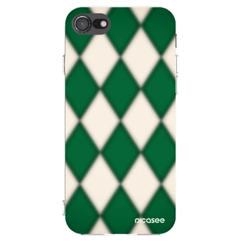 Picasee husă transparentă din silicon pentru Apple iPhone 8 - Emerald Diamond