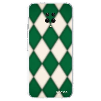 Picasee husă transparentă din silicon pentru Xiaomi Redmi Note 9 Pro - Emerald Diamond