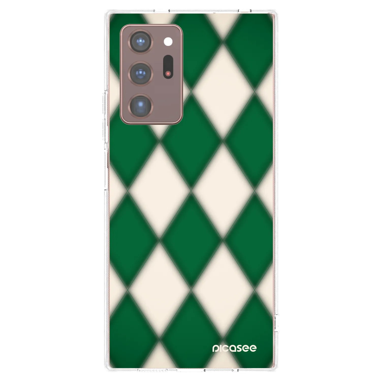 Picasee husă transparentă din silicon pentru Samsung Galaxy Note 20 Ultra - Emerald Diamond