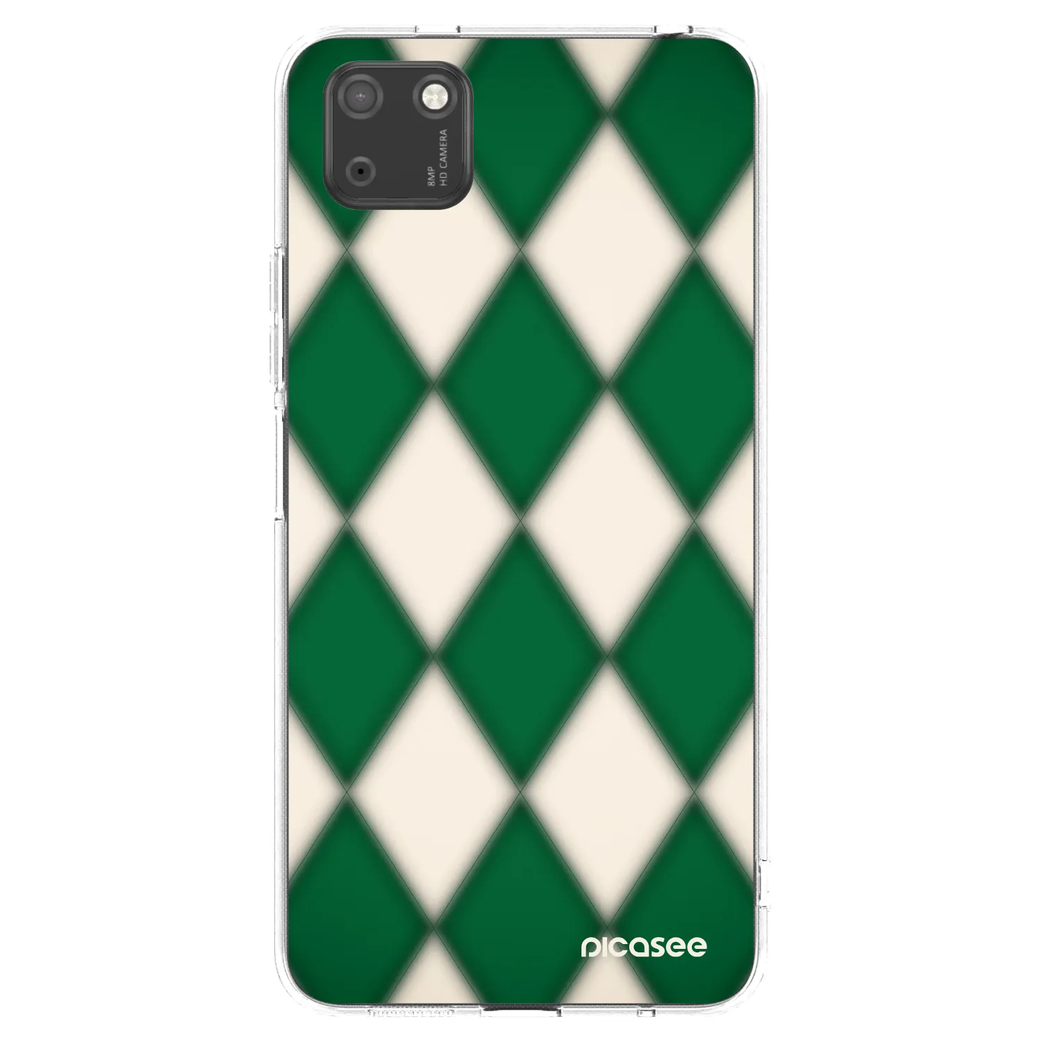 Picasee husă transparentă din silicon pentru Huawei Y5P - Emerald Diamond