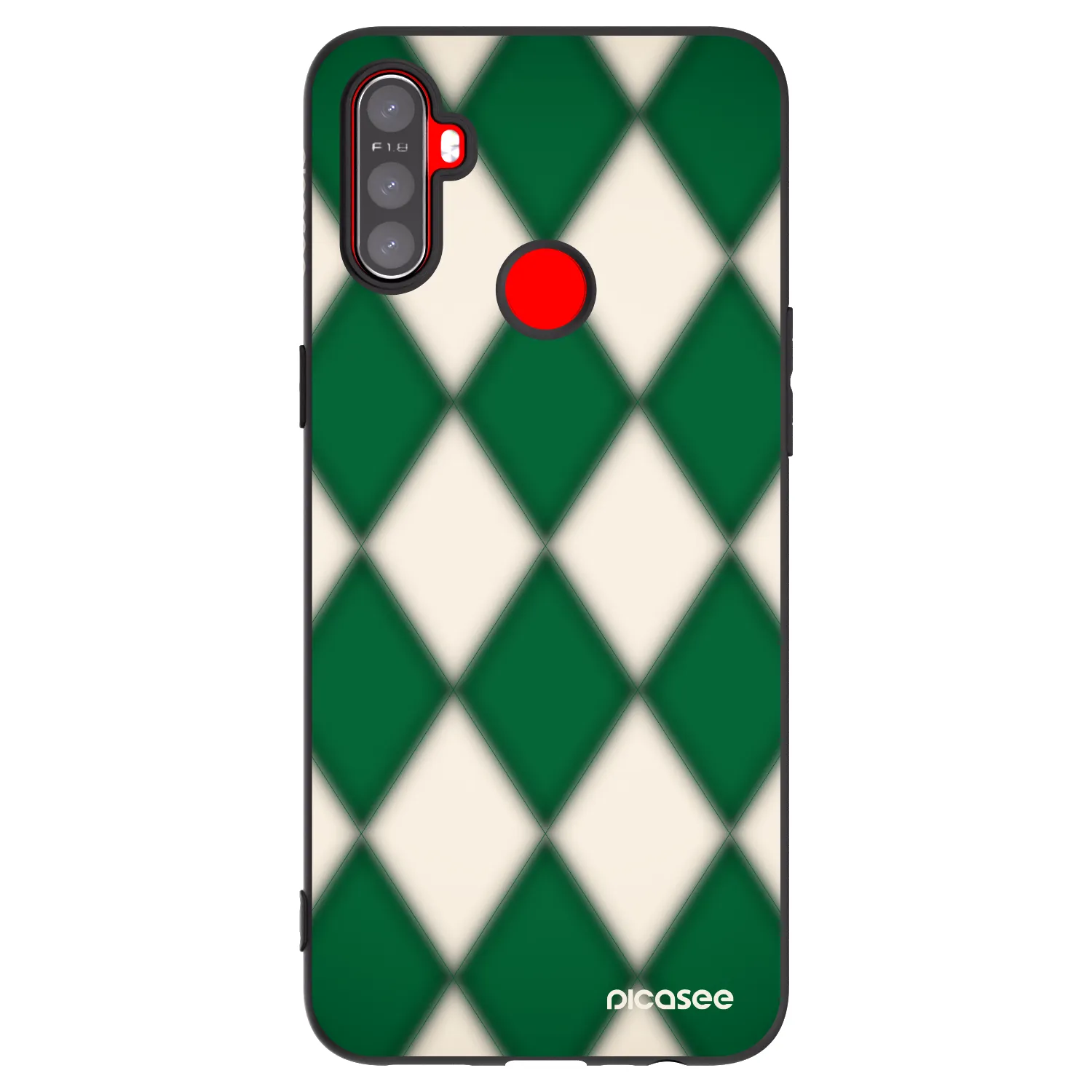 Picasee husă neagră din silicon pentru Realme C3 - Emerald Diamond