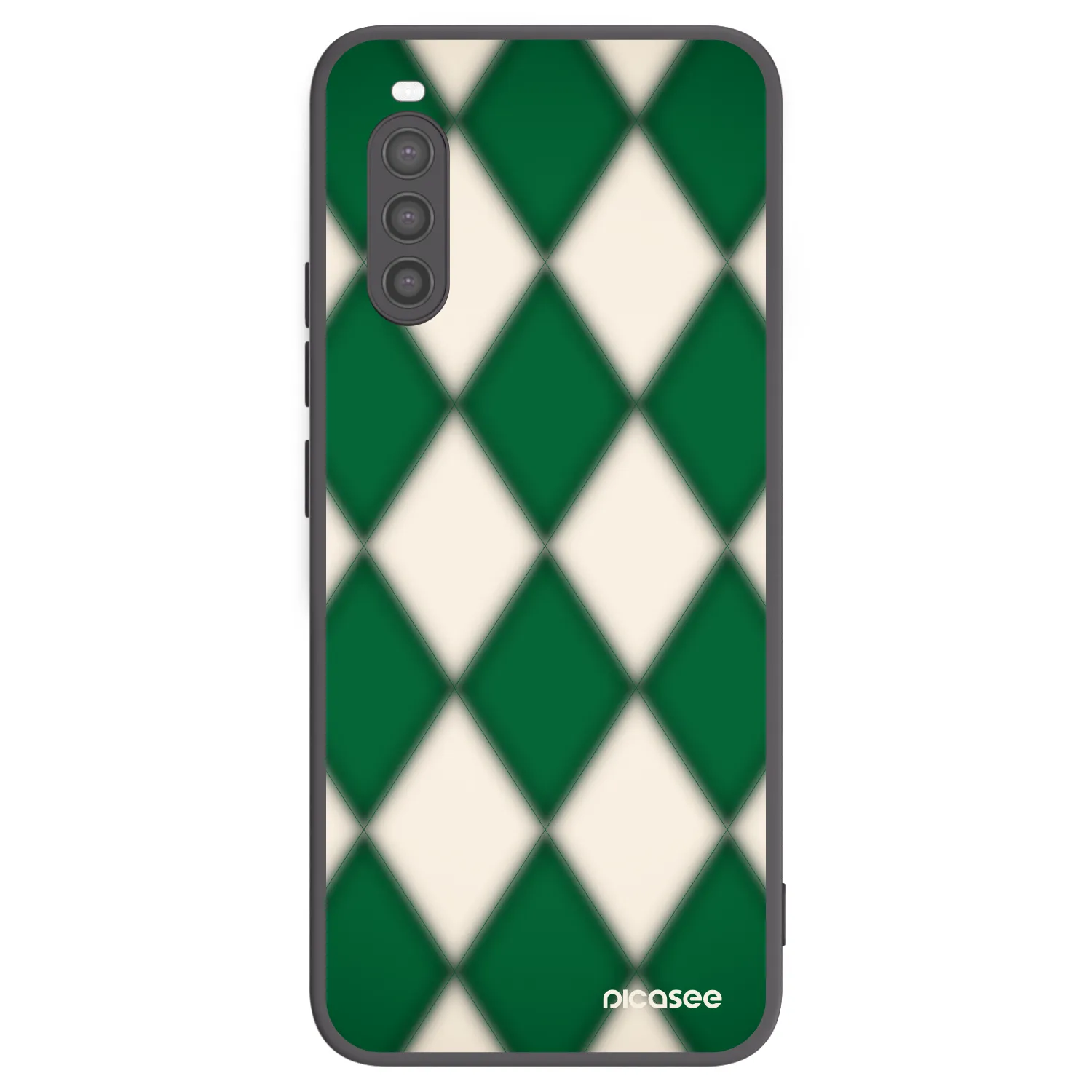 Picasee husă neagră din silicon pentru Sony Xperia 10 II - Emerald Diamond