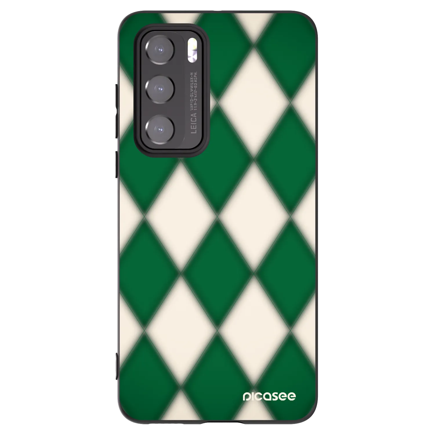 Picasee husă neagră din silicon pentru Huawei P40 - Emerald Diamond