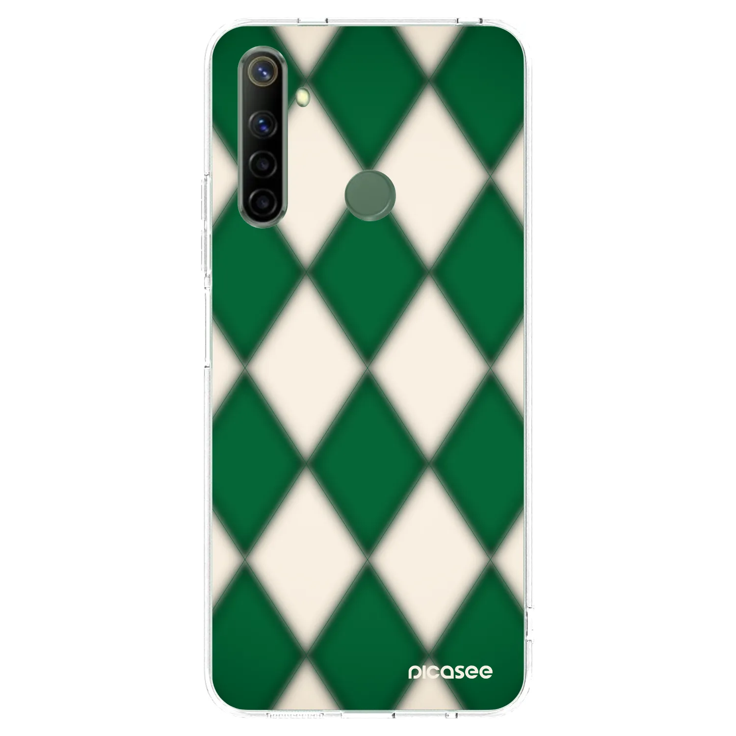 Picasee husă transparentă din silicon pentru Realme 6i - Emerald Diamond