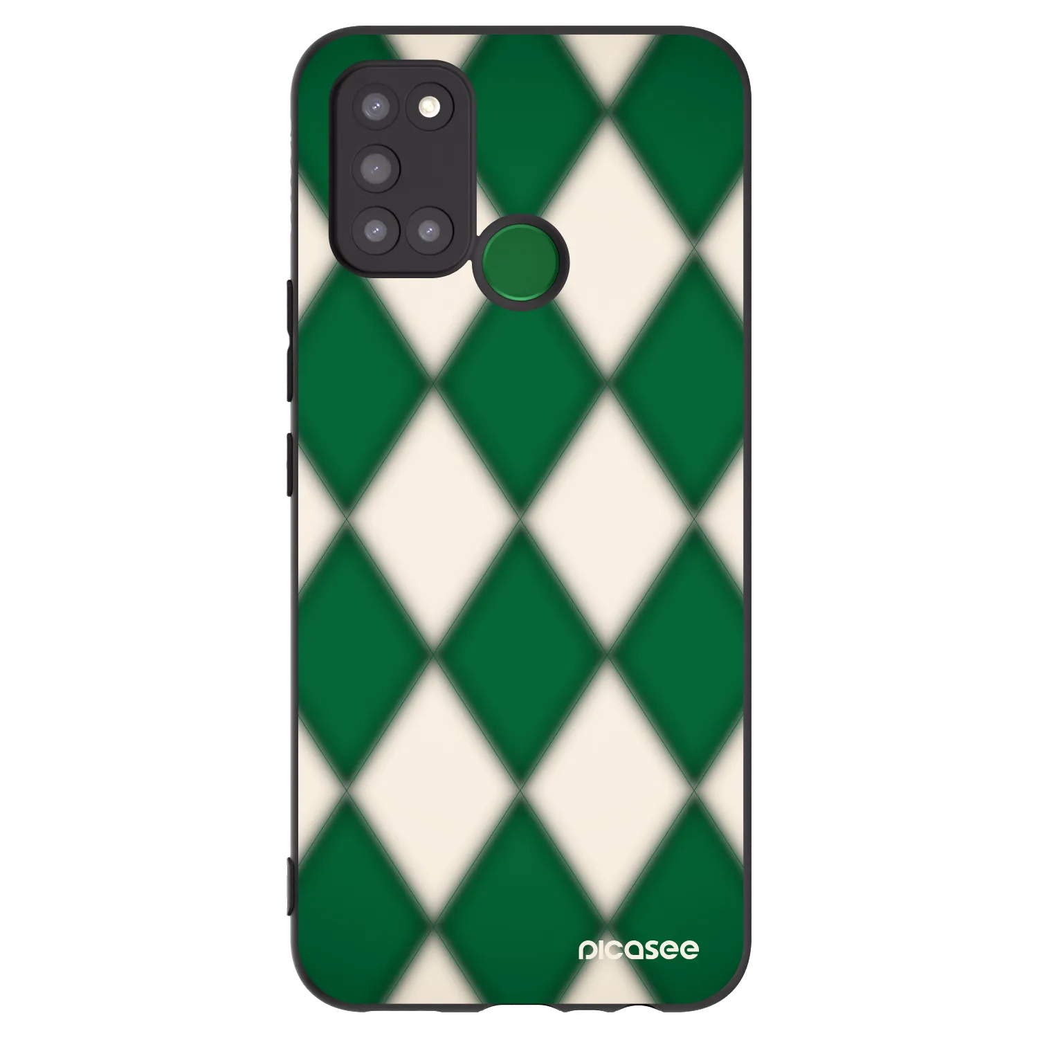 Picasee husă neagră din silicon pentru Realme 7i - Emerald Diamond