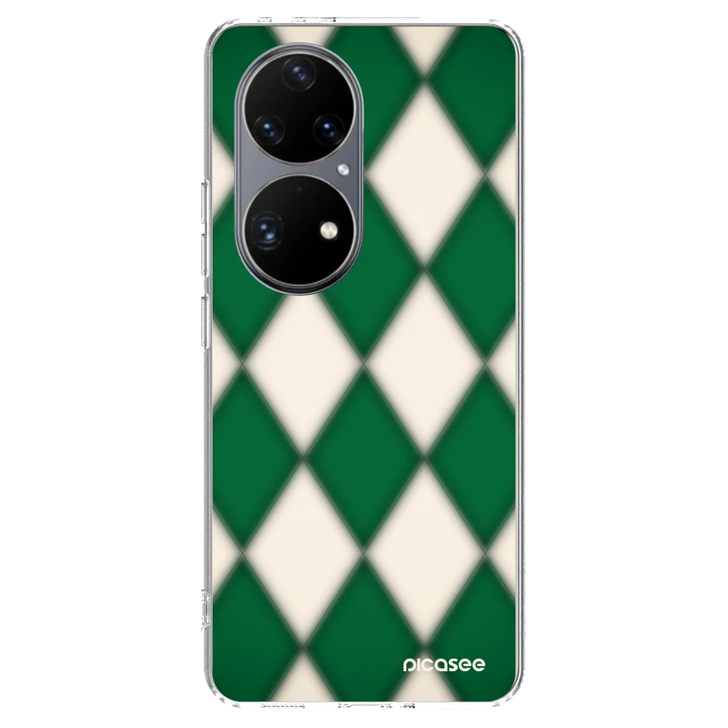 Picasee husă transparentă din silicon pentru Huawei P50 - Emerald Diamond