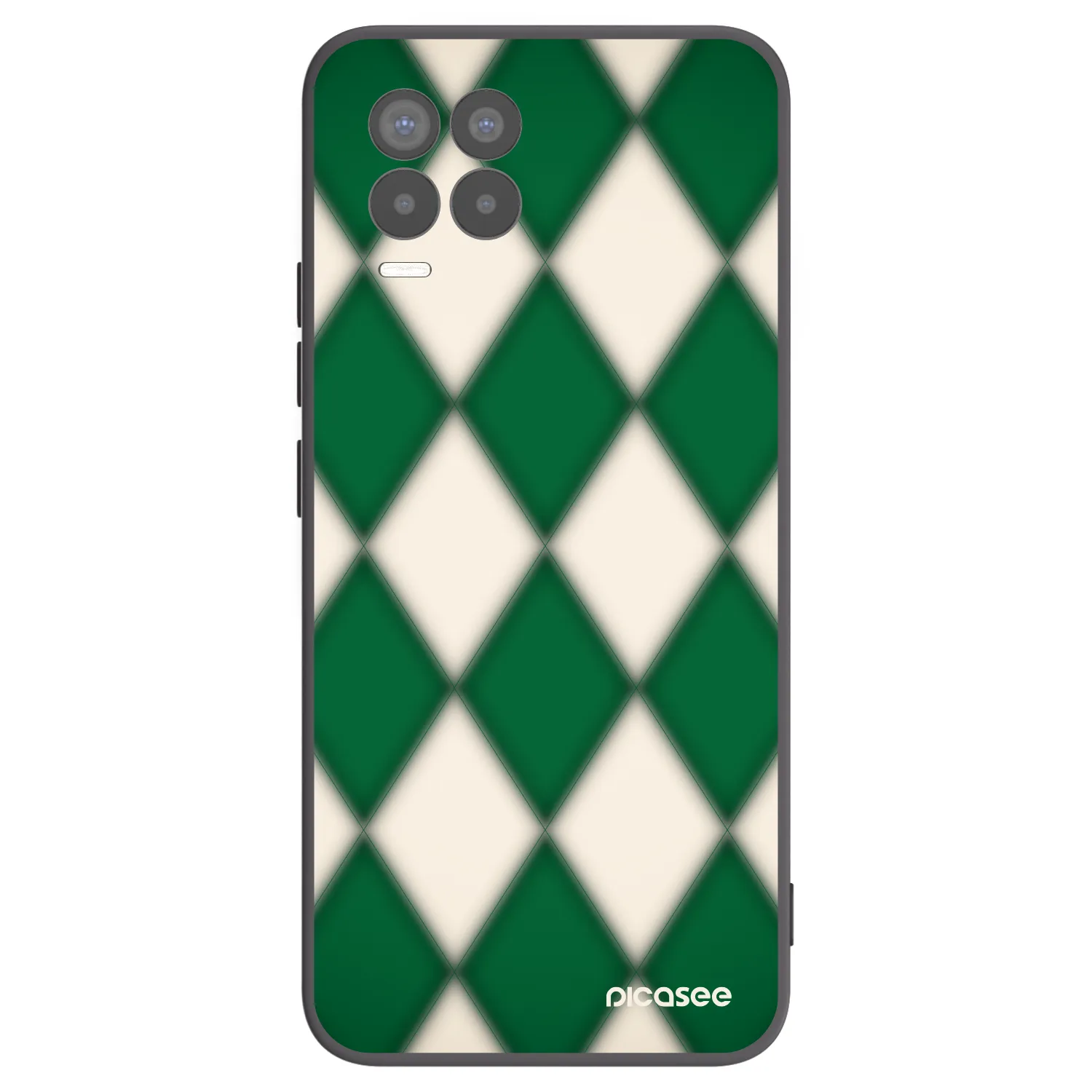 Picasee husă neagră din silicon pentru Realme 8 4G - Emerald Diamond