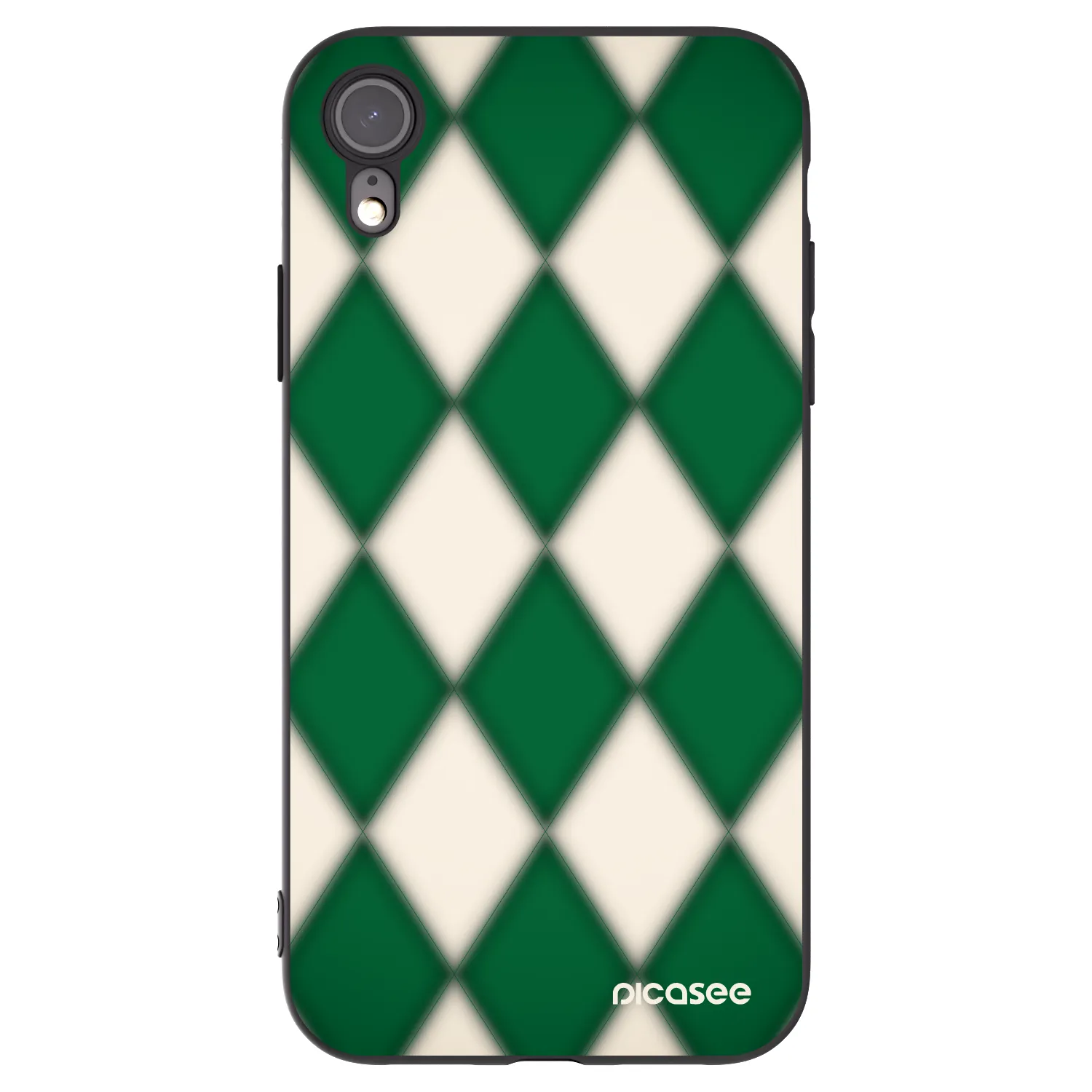 Picasee husă neagră din silicon pentru Apple iPhone 6 Plus/6S Plus - Emerald Diamond