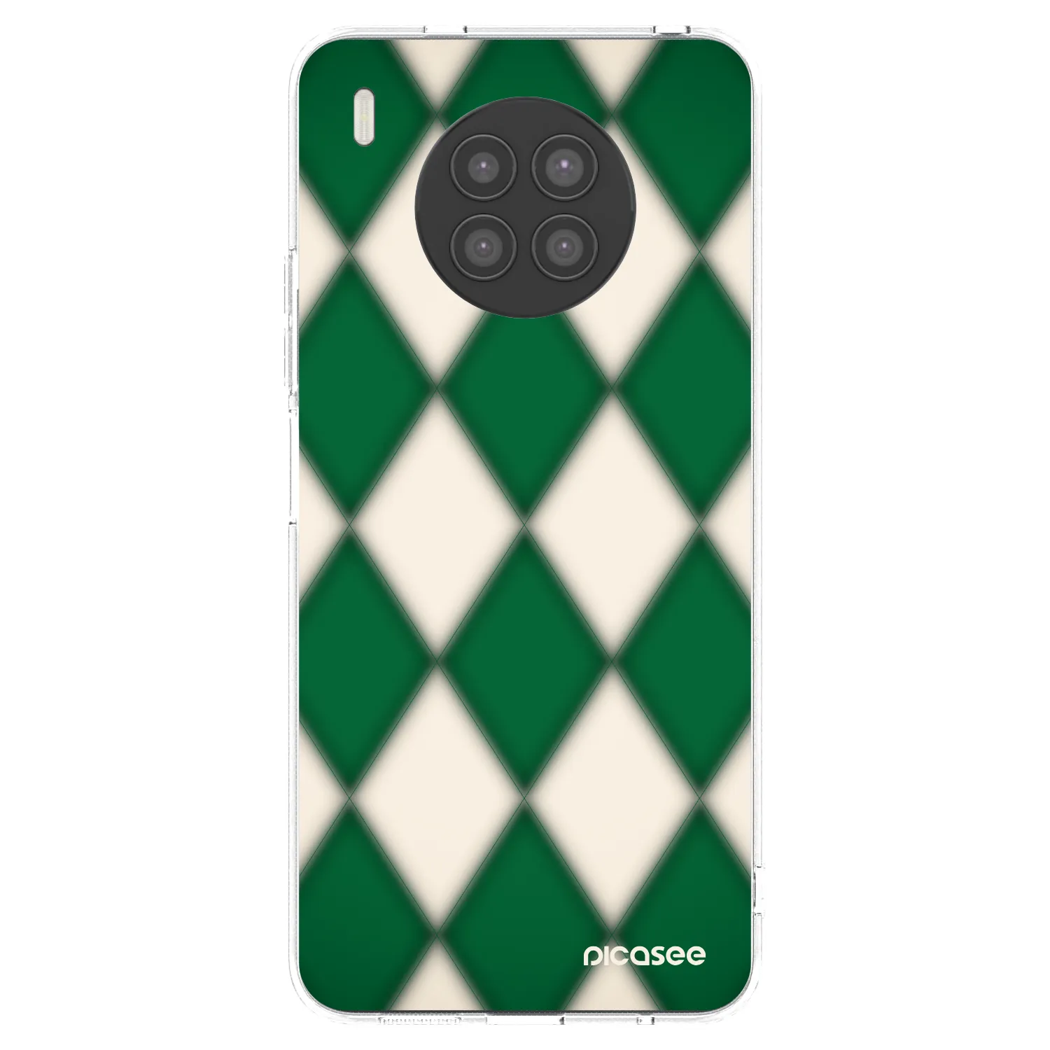 Picasee husă transparentă din silicon pentru Huawei Nova 8i - Emerald Diamond