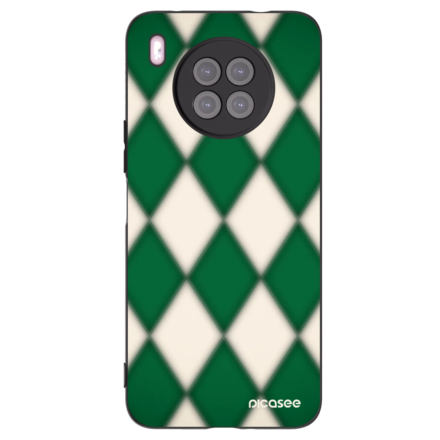 Picasee husă neagră din silicon pentru Huawei Nova 8i - Emerald Diamond