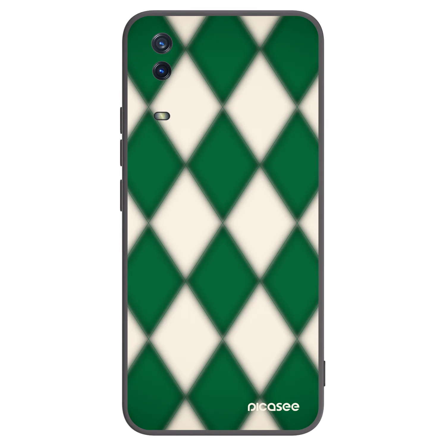Picasee husă neagră din silicon pentru Vivo Y11s - Emerald Diamond