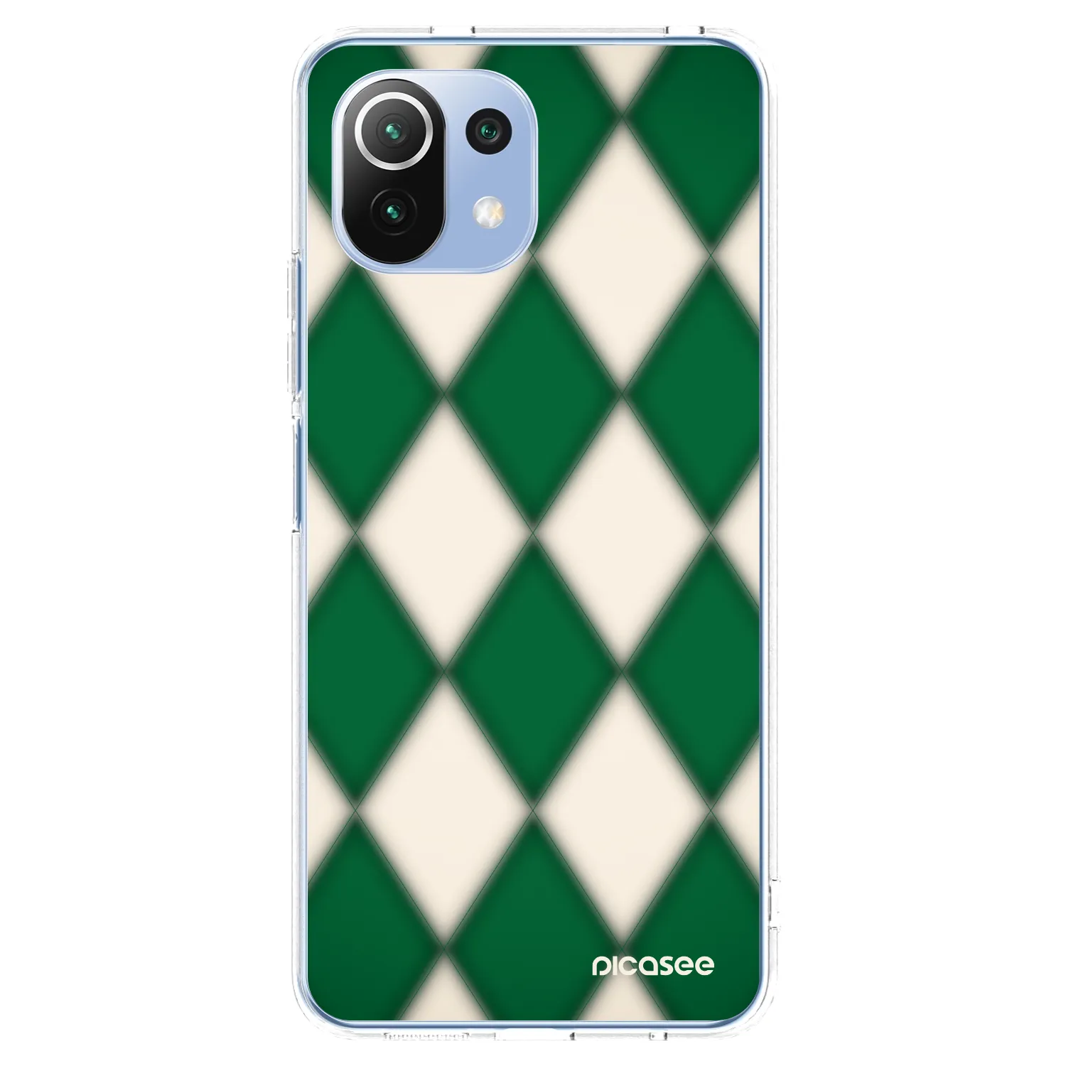 Picasee husă transparentă din silicon pentru Xiaomi 11 Lite 5G NE - Emerald Diamond