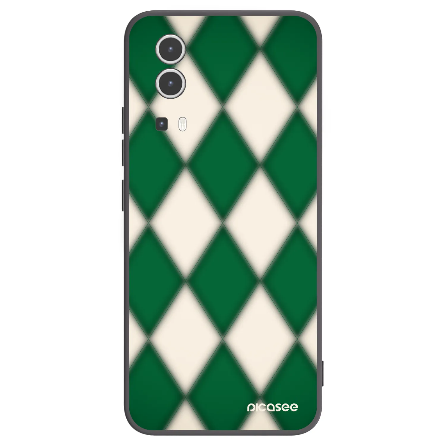 Picasee husă neagră din silicon pentru Vivo Y72 5G - Emerald Diamond
