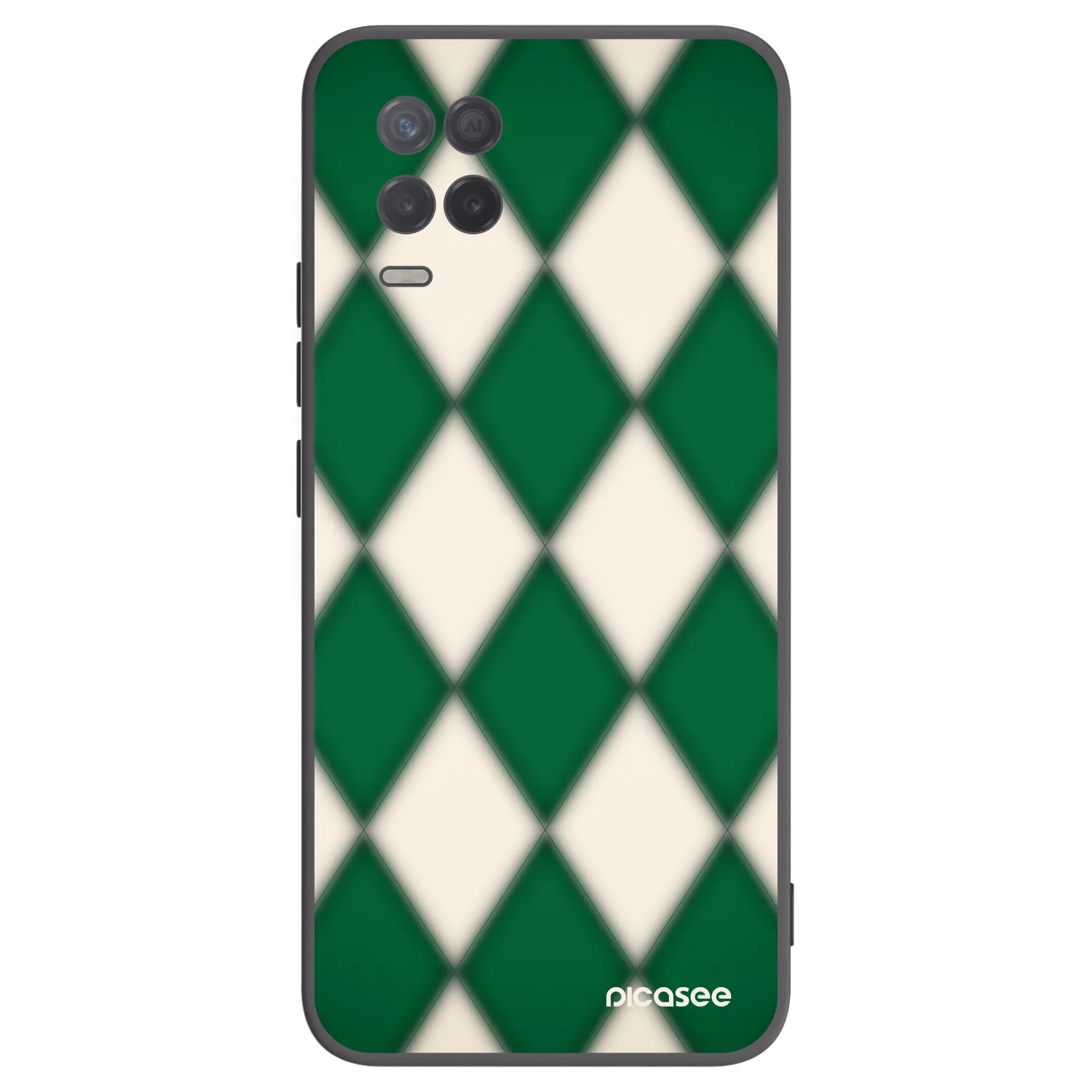 Picasee husă neagră din silicon pentru Realme 8 5G - Emerald Diamond
