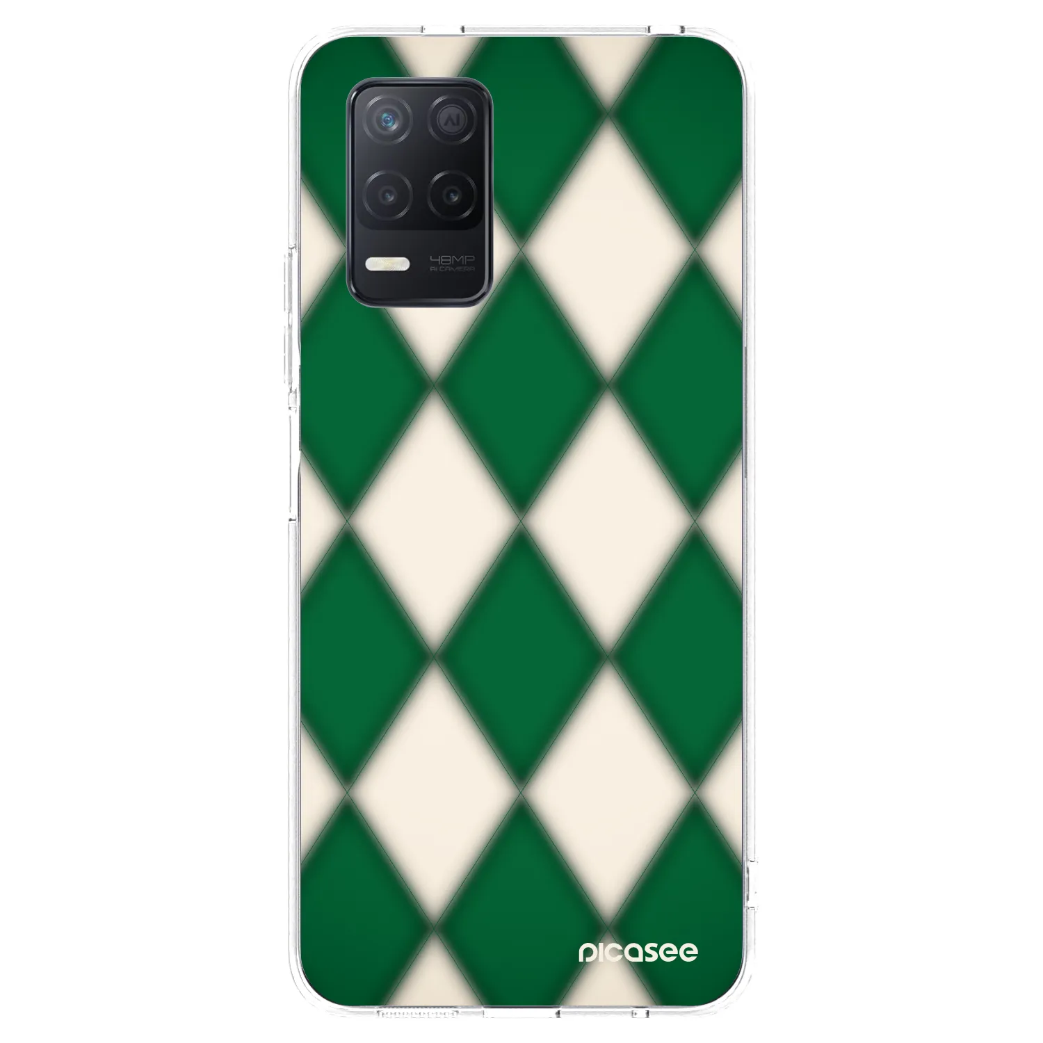 Picasee husă transparentă din silicon pentru Realme 8 5G - Emerald Diamond