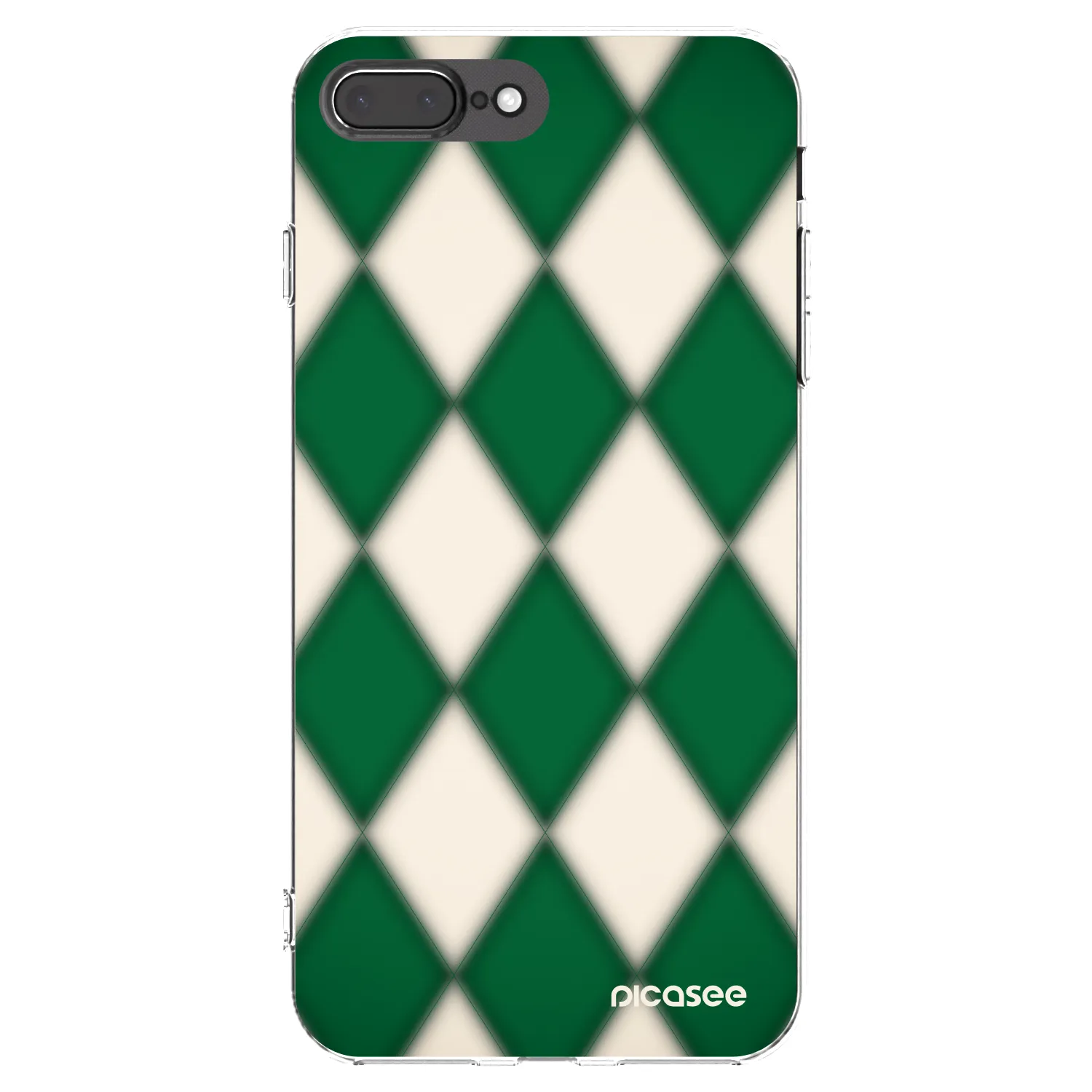 Picasee husă transparentă din silicon pentru Apple iPhone 7 Plus - Emerald Diamond