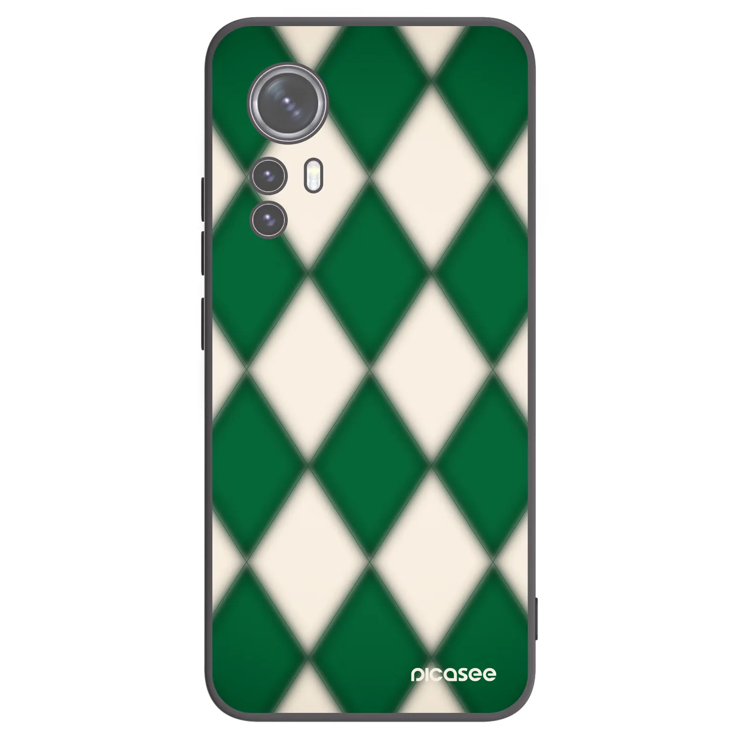 Picasee husă neagră din silicon pentru Xiaomi 12 - Emerald Diamond