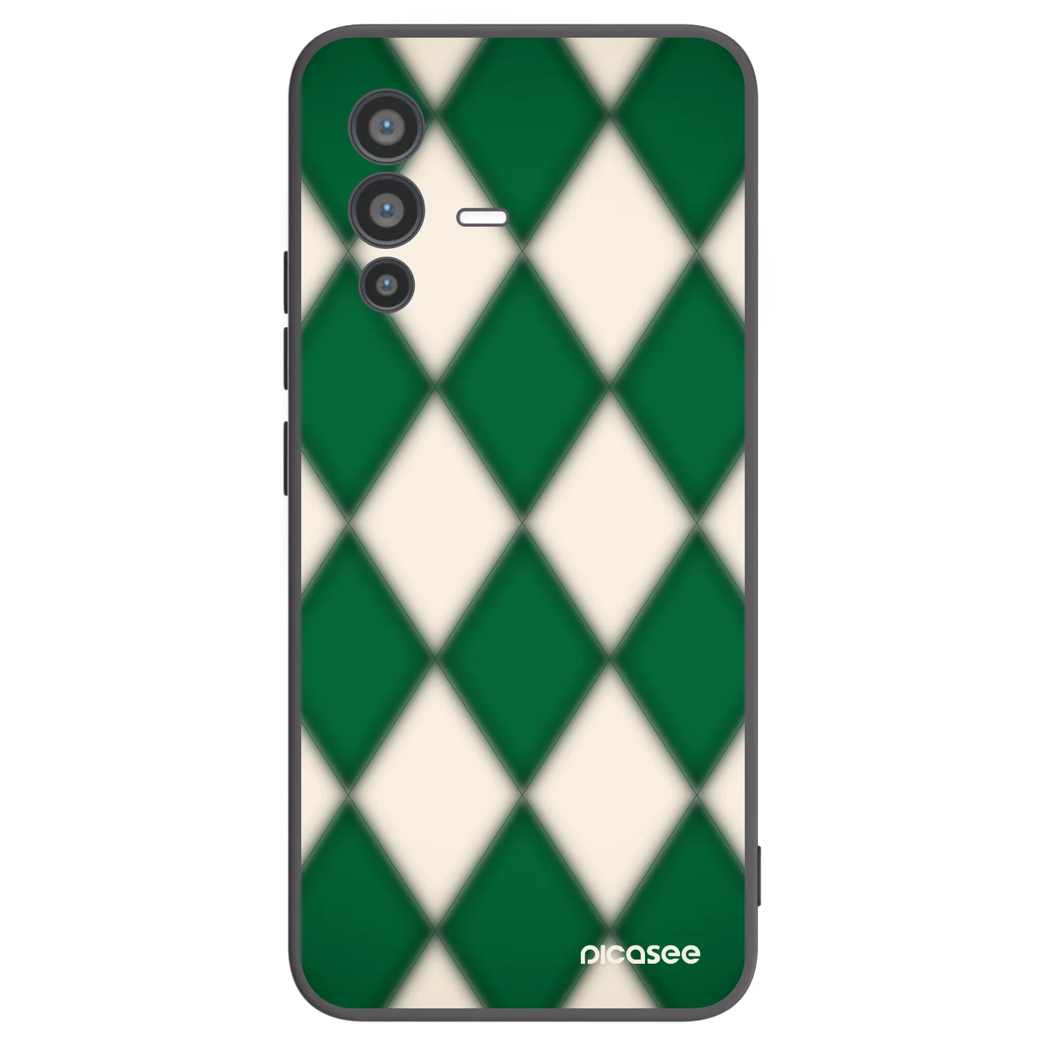 Picasee husă neagră din silicon pentru Vivo V23 5G - Emerald Diamond