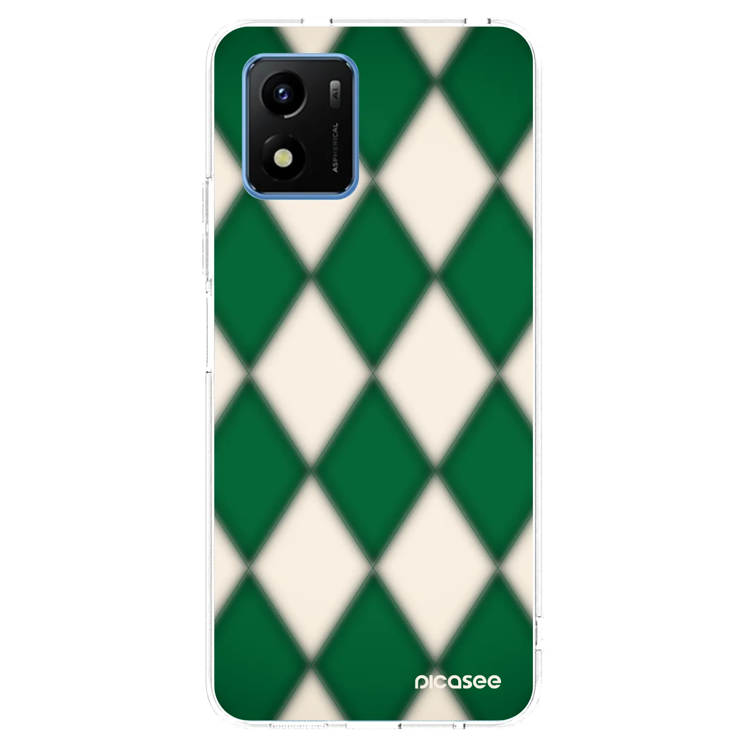 Picasee husă transparentă din silicon pentru Vivo Y01 - Emerald Diamond