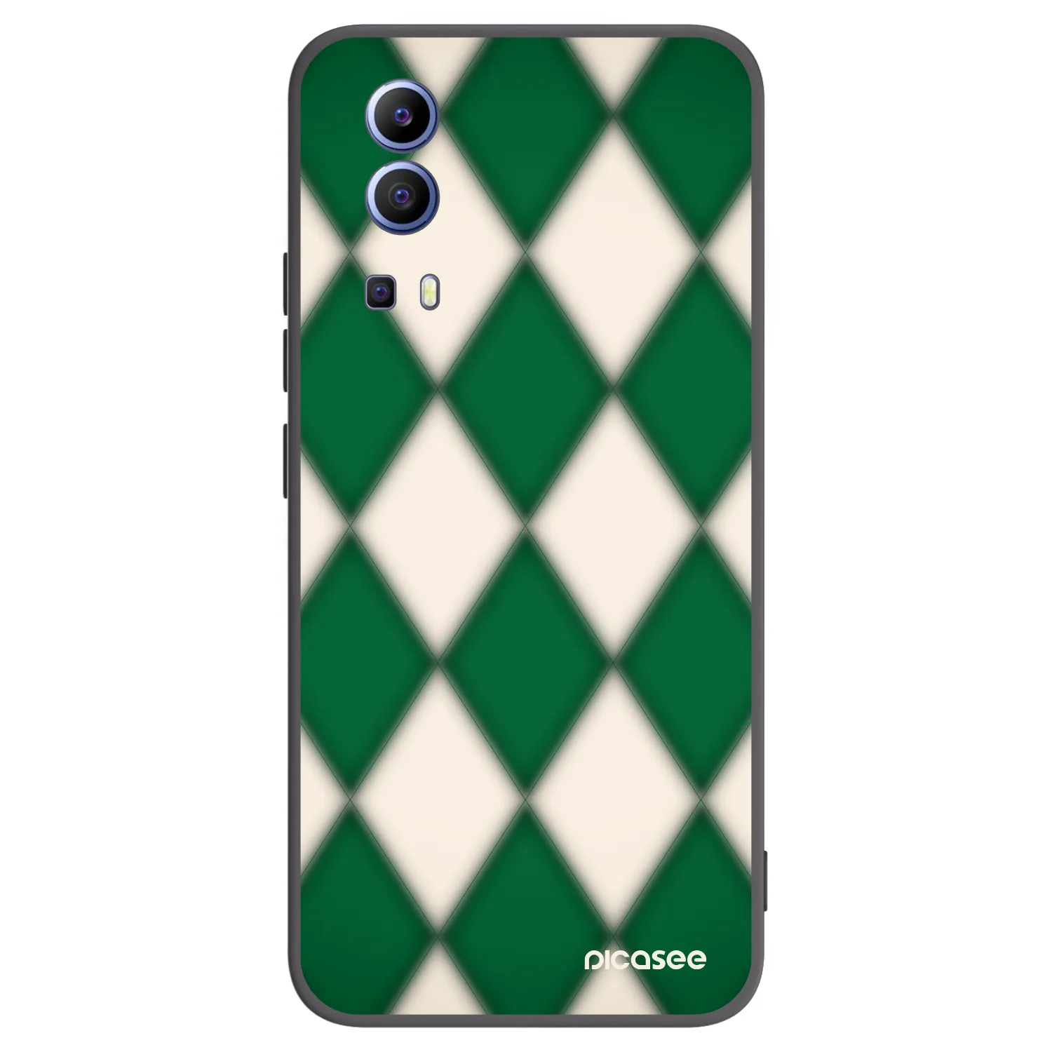 Picasee husă neagră din silicon pentru Vivo Y52 5G - Emerald Diamond