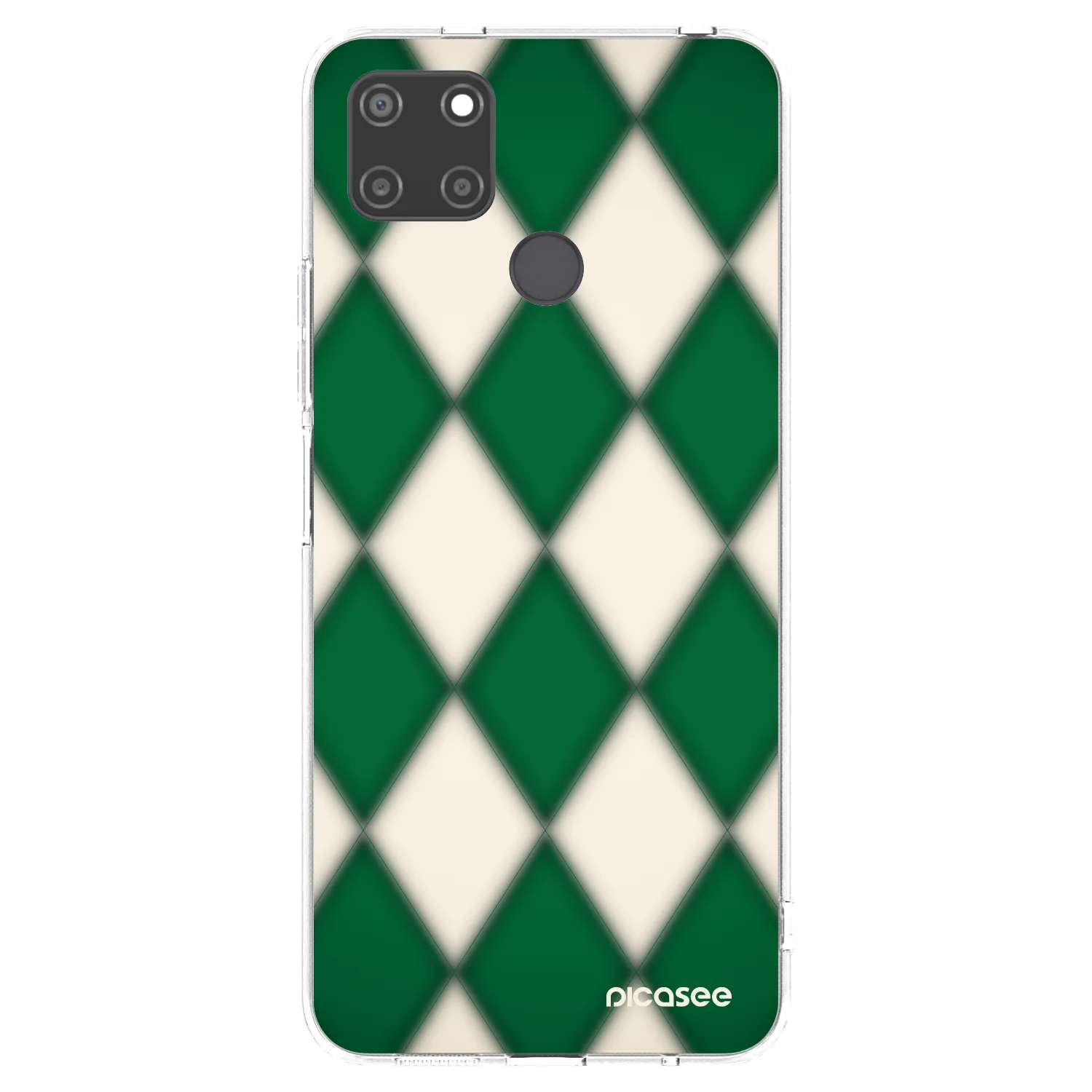 Picasee husă transparentă din silicon pentru Realme C21Y - Emerald Diamond