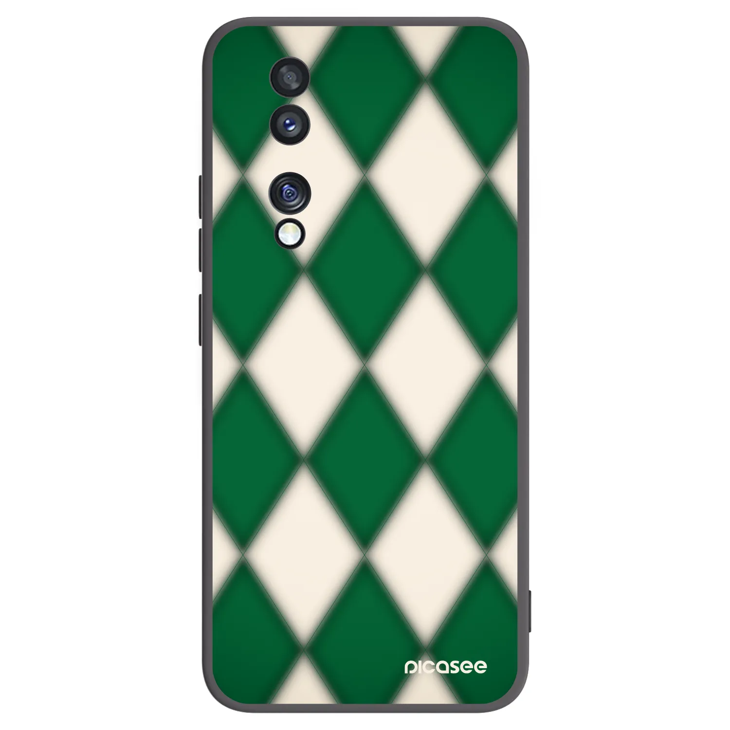 Picasee husă neagră din silicon pentru Honor 70 - Emerald Diamond