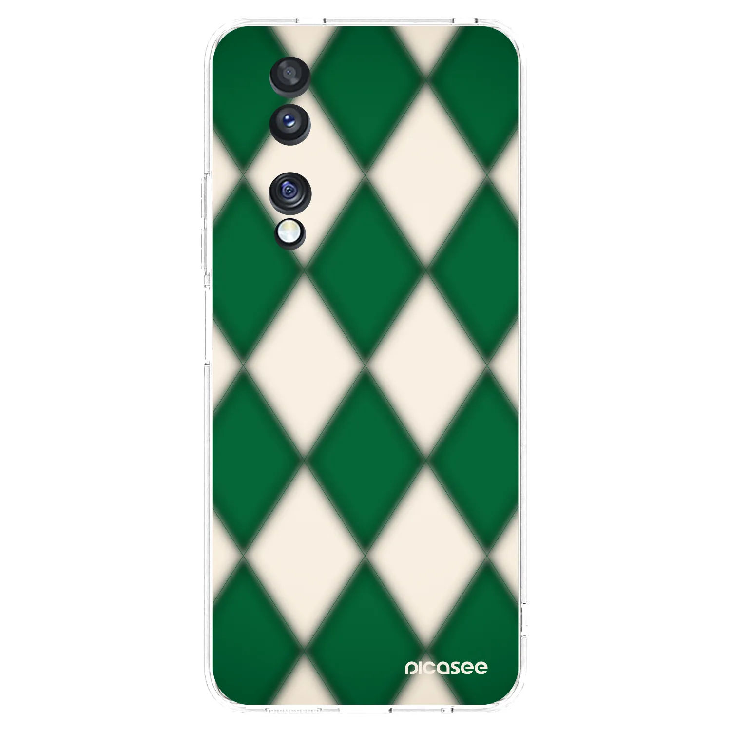 Picasee husă transparentă din silicon pentru Honor 70 - Emerald Diamond