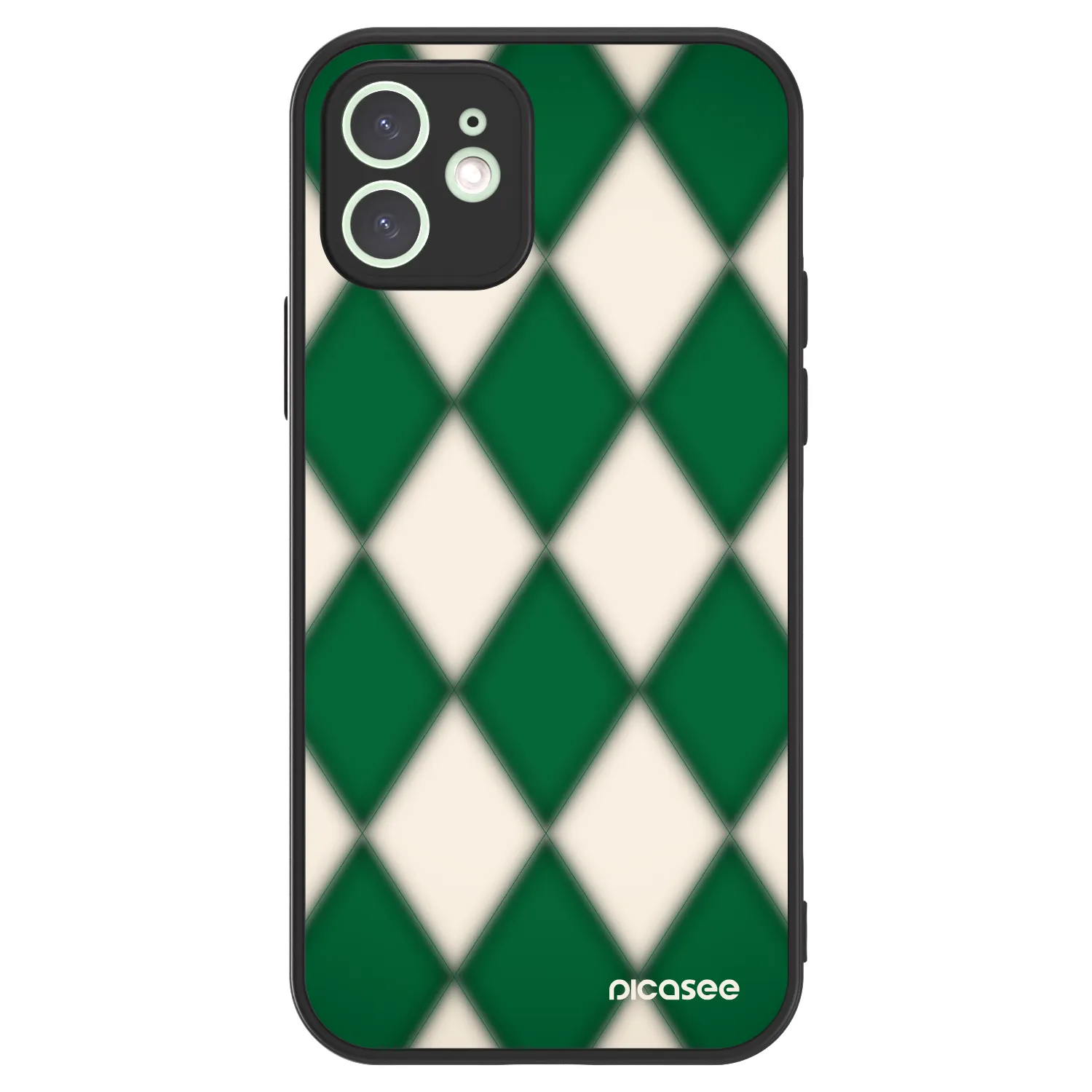 Picasee ULTIMATE CASE MagSafe pentru Apple iPhone 12 - Emerald Diamond