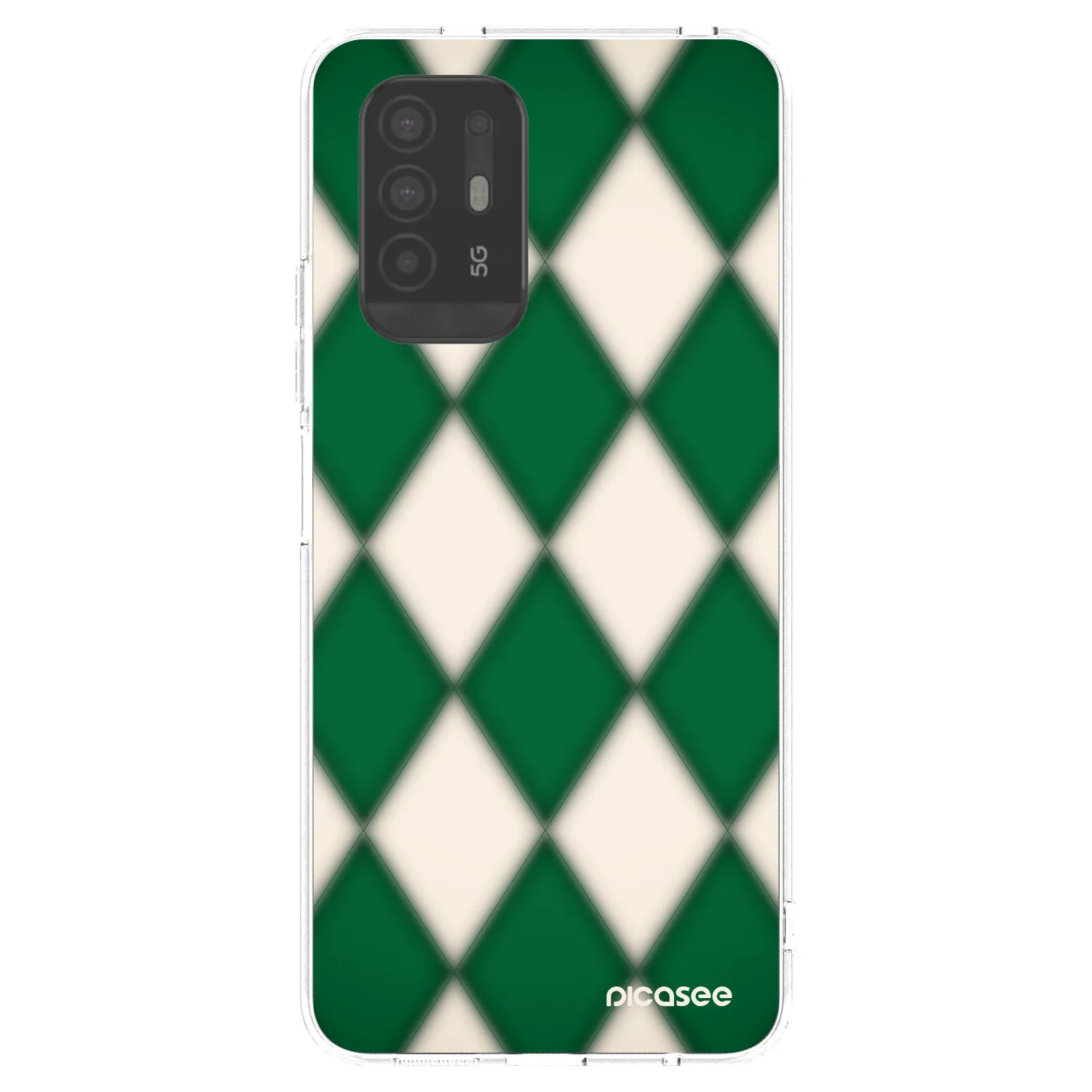 Picasee husă transparentă din silicon pentru OPPO A94 5G - Emerald Diamond