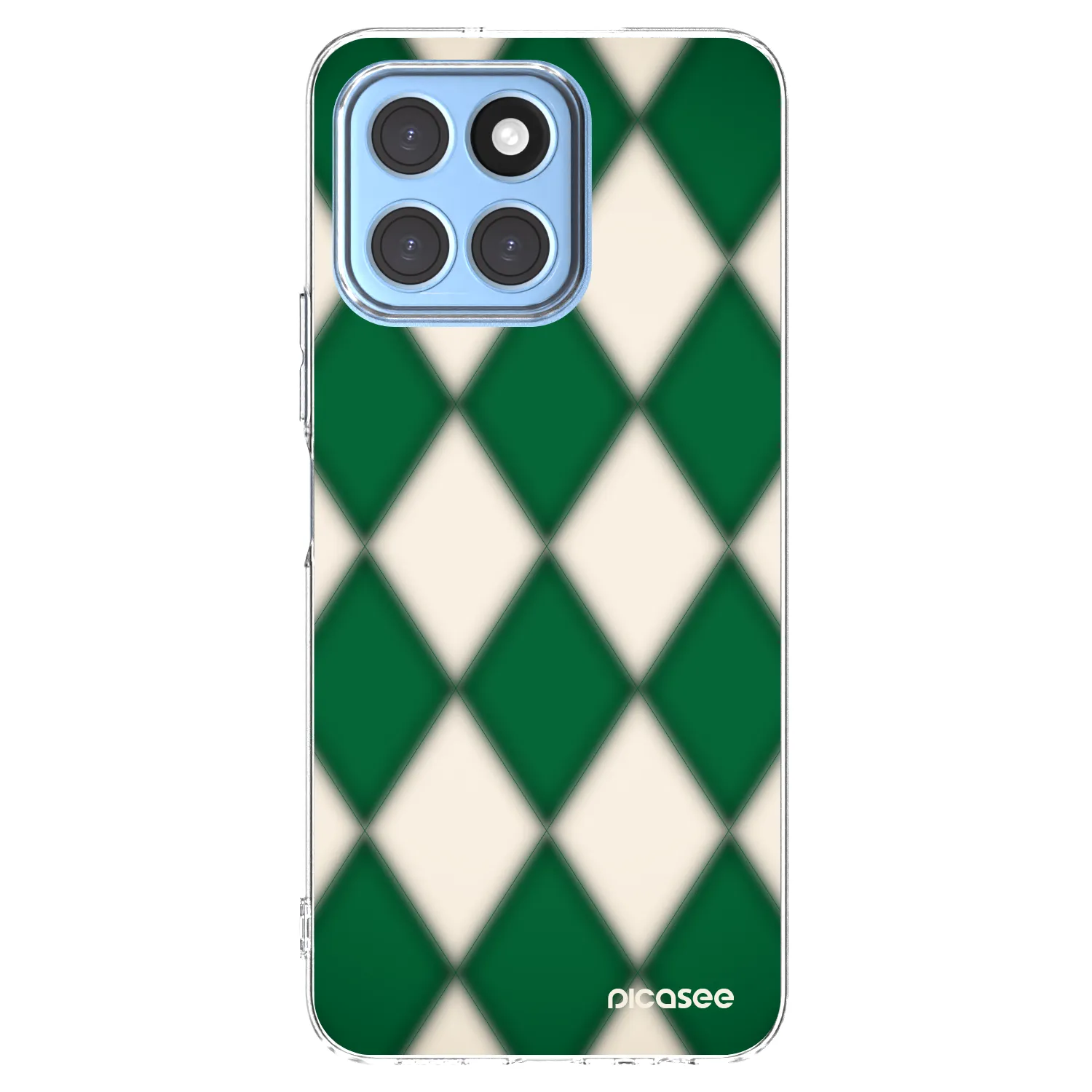 Picasee husă transparentă din silicon pentru Honor X8 5G - Emerald Diamond
