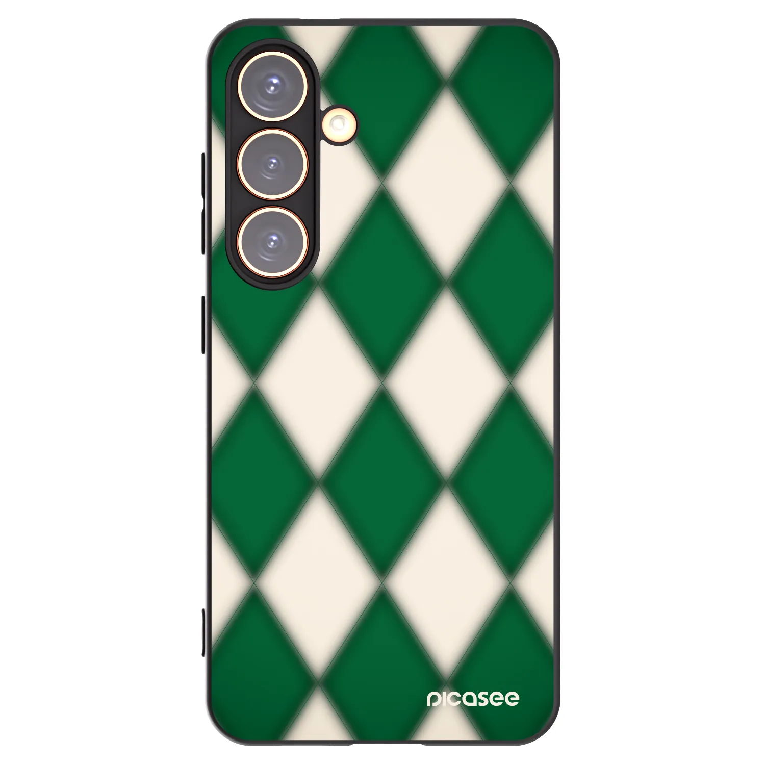 Picasee husă neagră din silicon pentru Samsung Galaxy S24 S921B 5G - Emerald Diamond