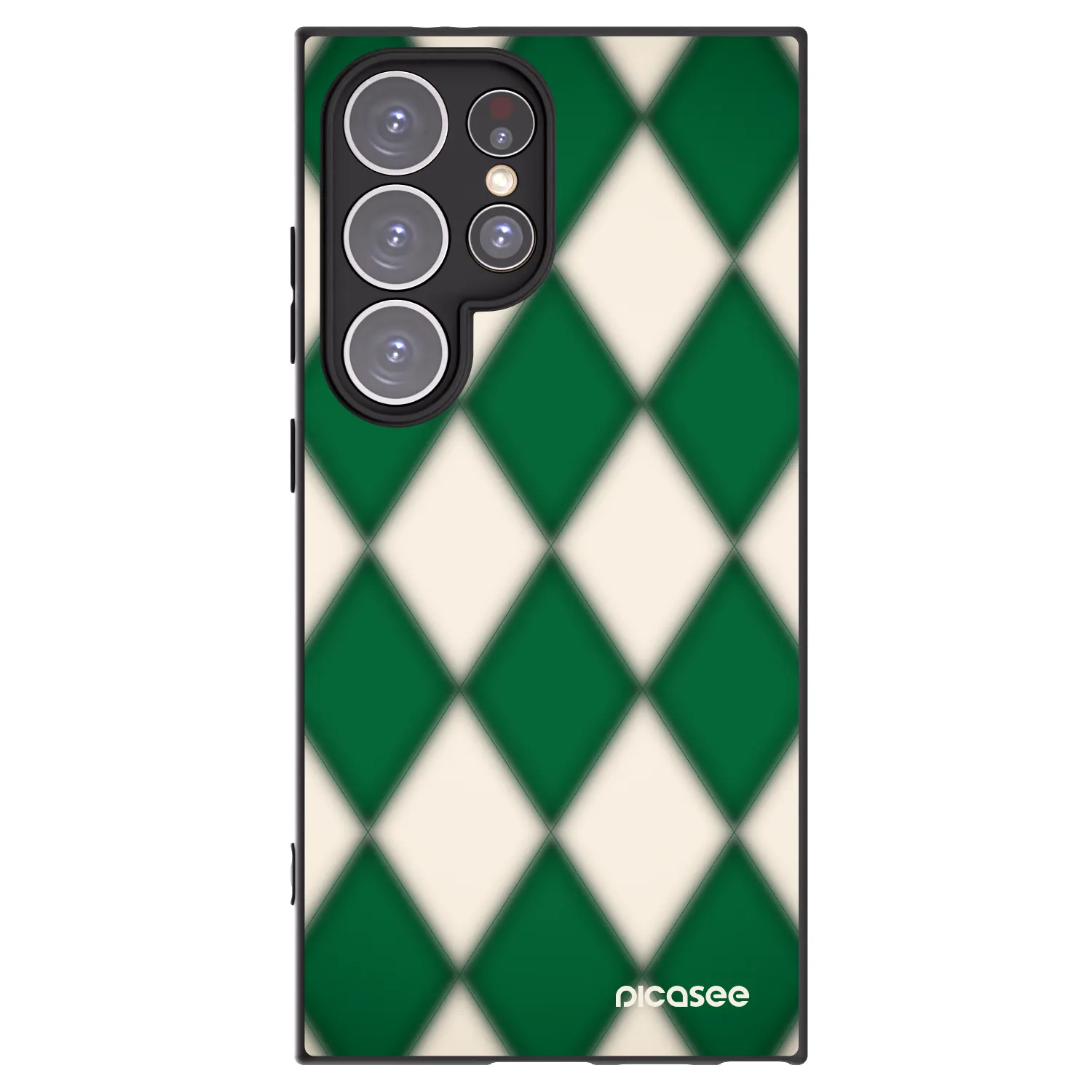 Picasee husă neagră din silicon pentru Samsung Galaxy S24 Ultra S928B 5G - Emerald Diamond