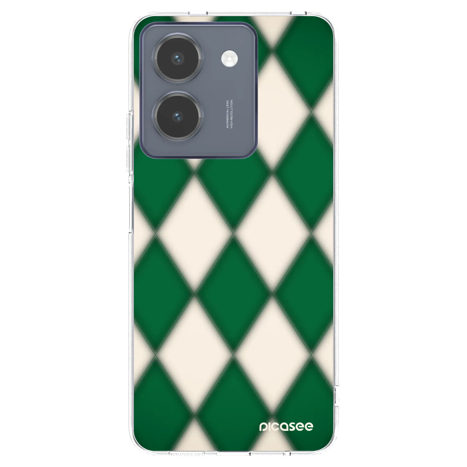 Picasee husă transparentă din silicon pentru Vivo Y36 4G - Emerald Diamond