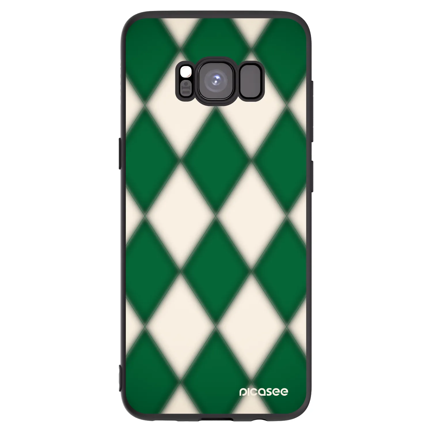 Picasee husă neagră din silicon pentru Samsung Galaxy S8 G950F - Emerald Diamond