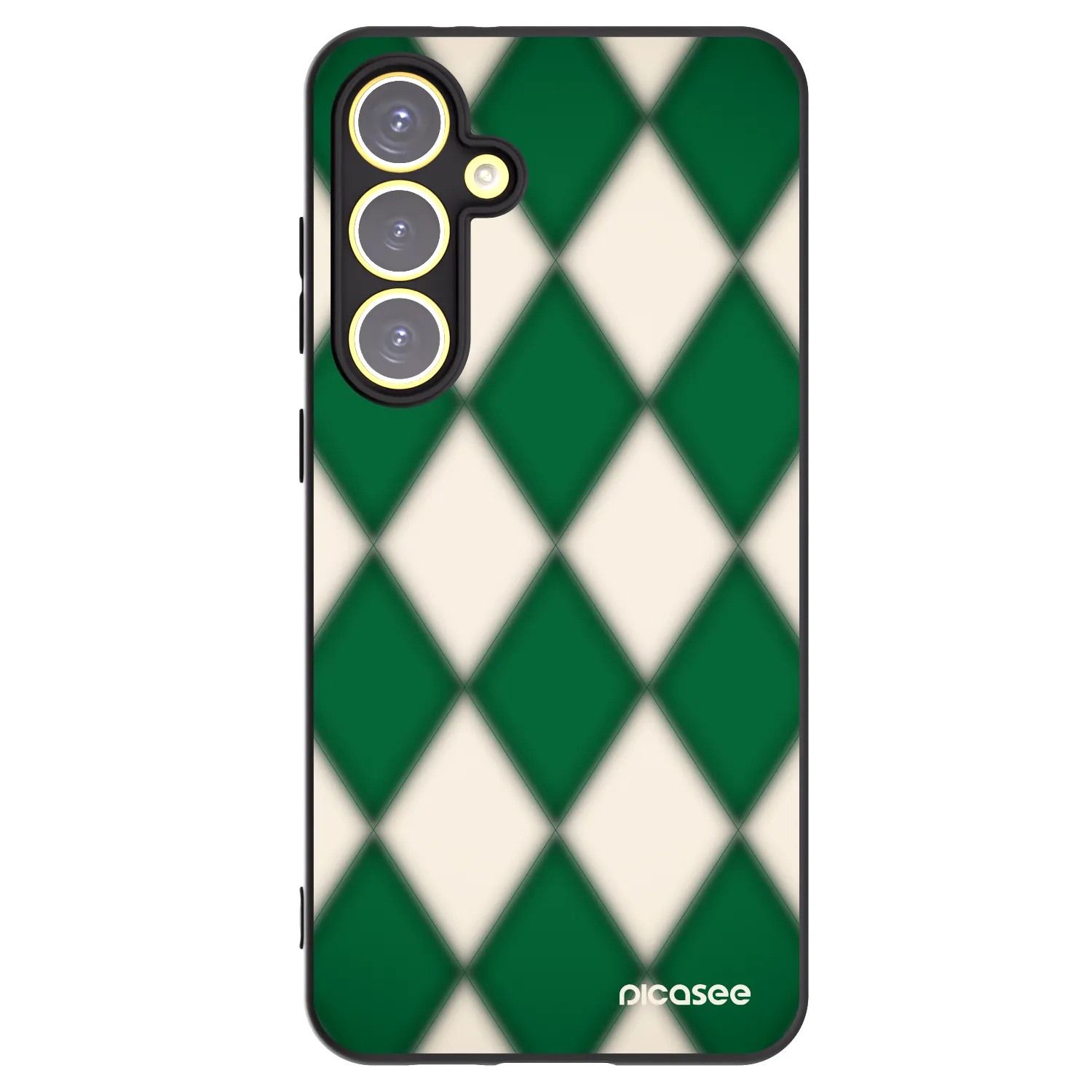 Picasee husă neagră din silicon pentru Samsung Galaxy S24 FE S721B - Emerald Diamond