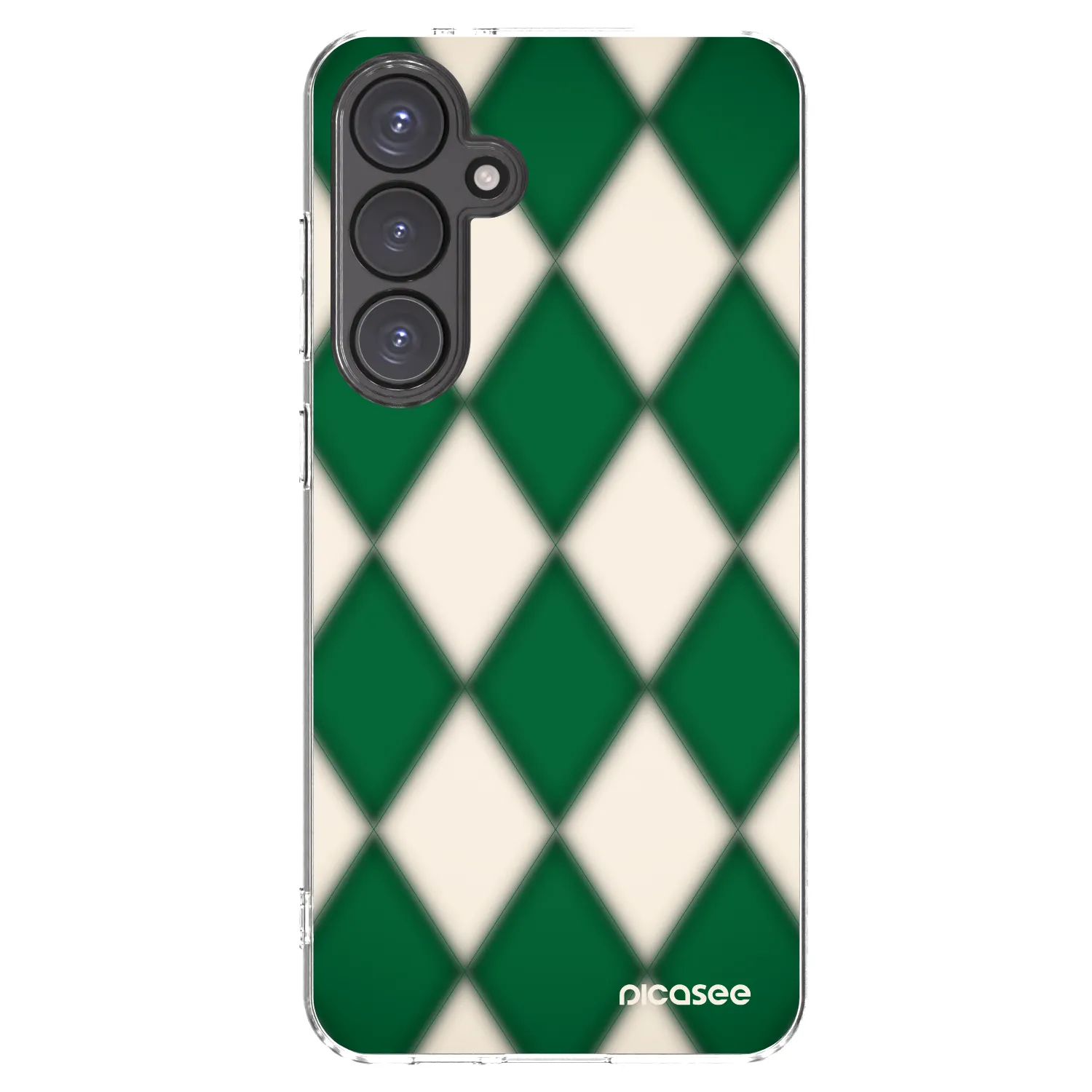 Picasee husă transparentă din silicon pentru Samsung Galaxy S24 FE S721B - Emerald Diamond