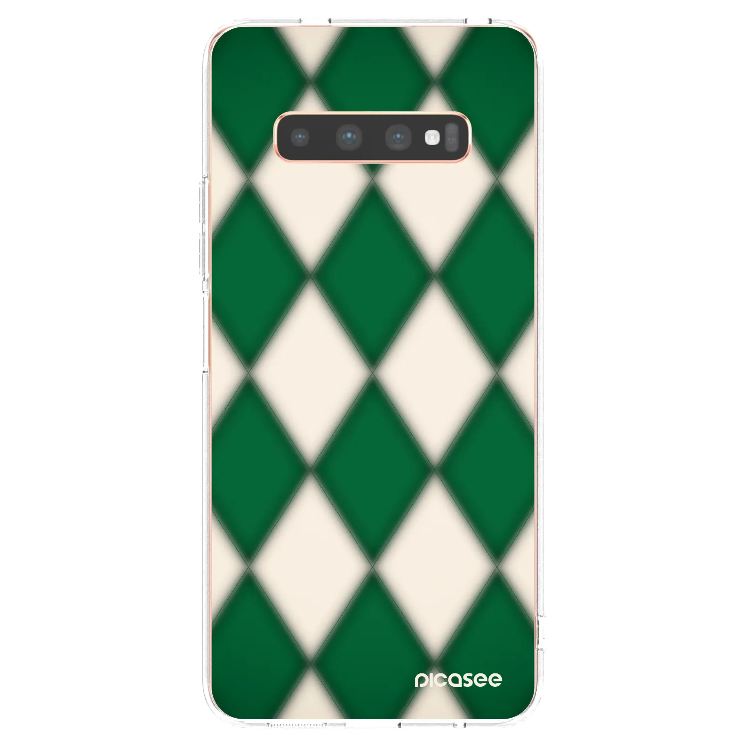 Picasee husă transparentă din silicon pentru Samsung Galaxy S10 Plus G975 - Emerald Diamond