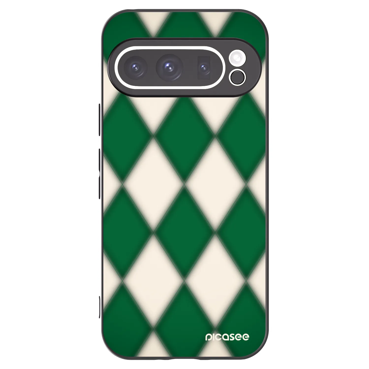 Picasee husă neagră din silicon pentru Google Pixel 9 Pro - Emerald Diamond