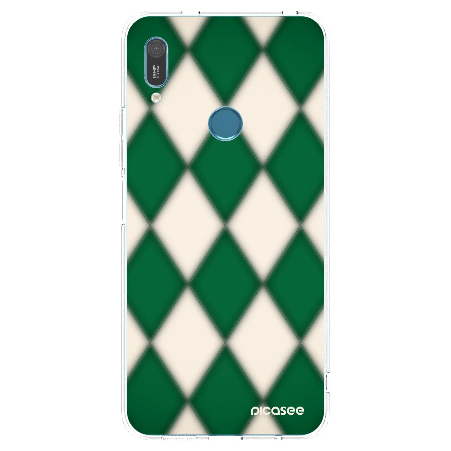 Picasee husă transparentă din silicon pentru Huawei Y6 2019 - Emerald Diamond