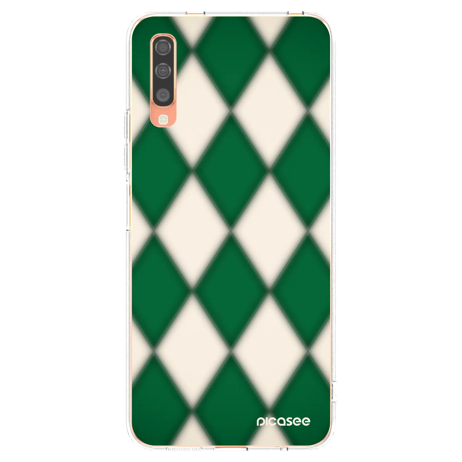 Picasee husă transparentă din silicon pentru Samsung Galaxy A70 A705F - Emerald Diamond