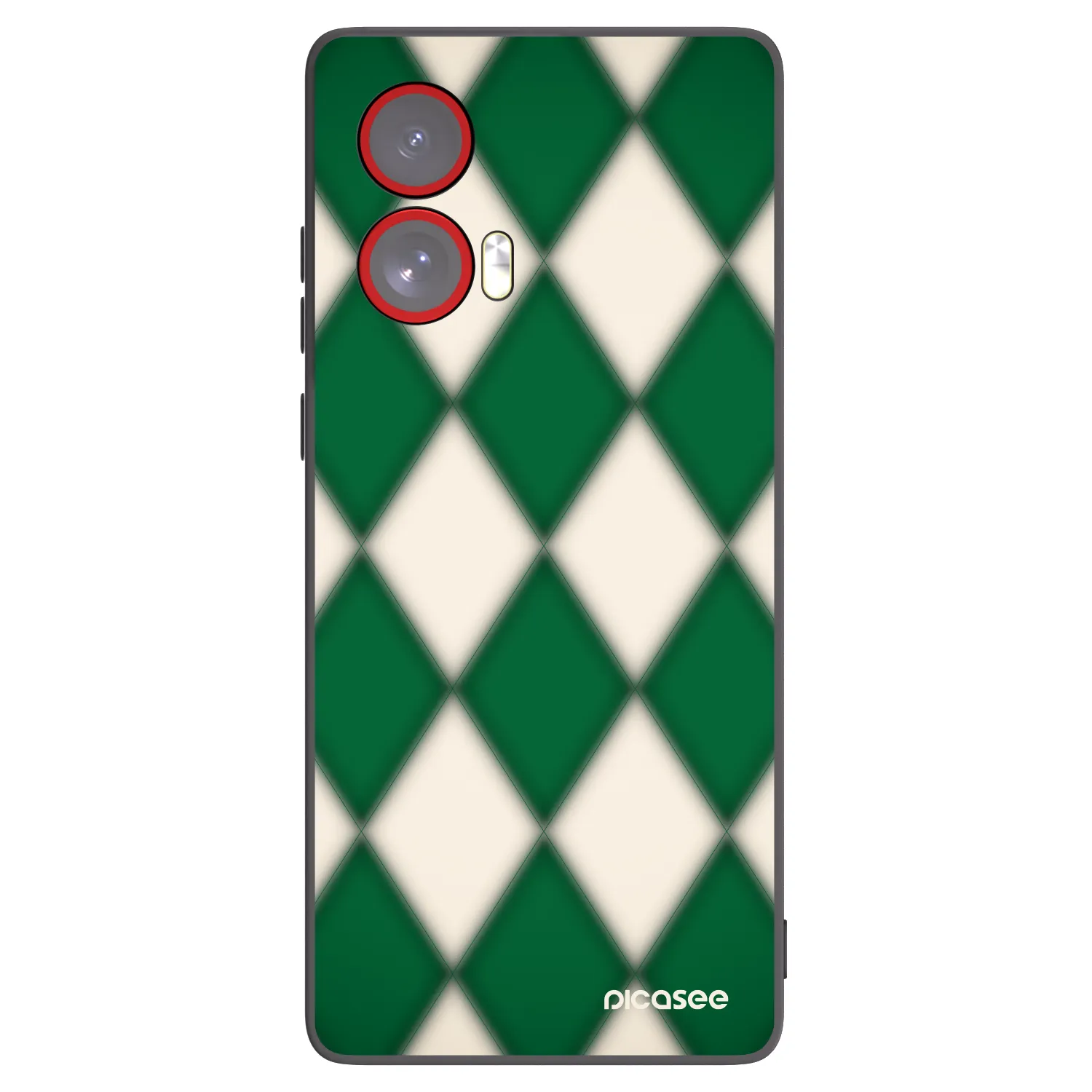 Picasee husă neagră din silicon pentru Motorola Edge 50 Fusion - Emerald Diamond
