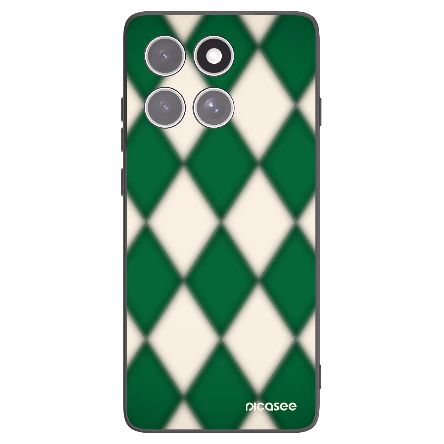 Picasee husă neagră din silicon pentru Motorola Edge 60 Fusion - Emerald Diamond