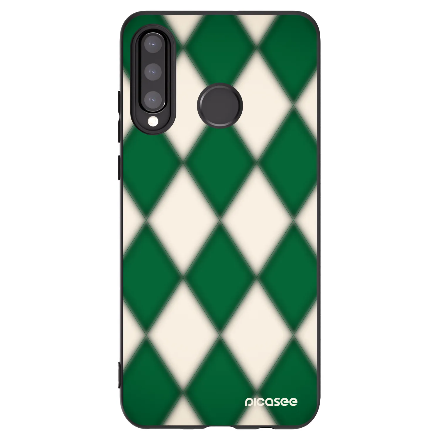 Picasee husă neagră din silicon pentru Huawei P30 Lite - Emerald Diamond