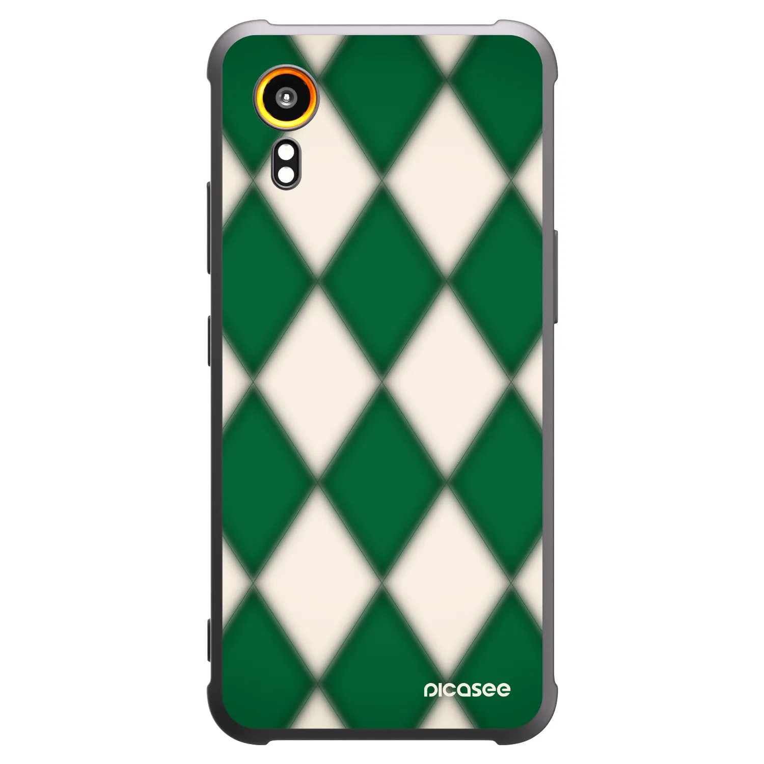 Picasee husă neagră din silicon pentru Samsung Galaxy Xcover 7 - Emerald Diamond