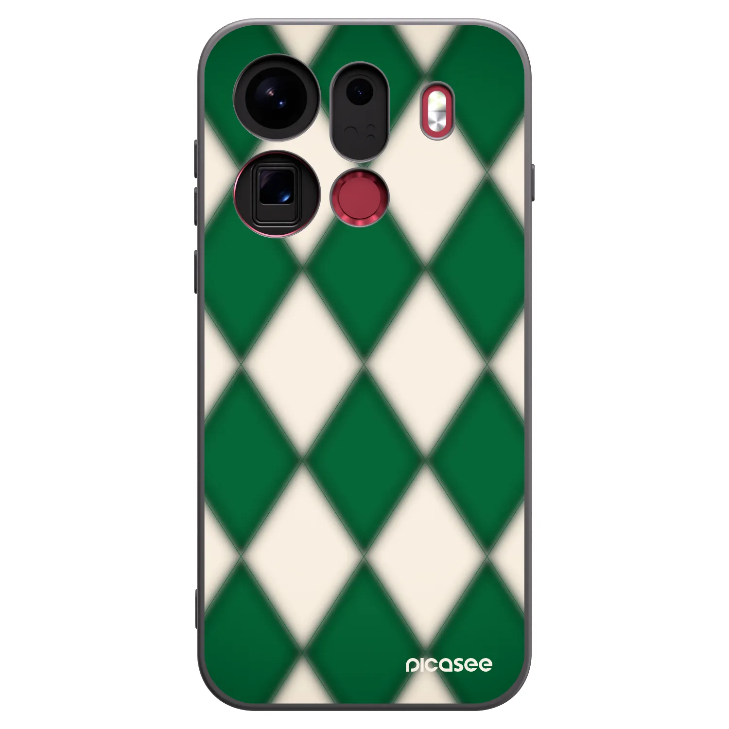 Picasee husă neagră din silicon pentru OPPO Find X9 Pro - Emerald Diamond