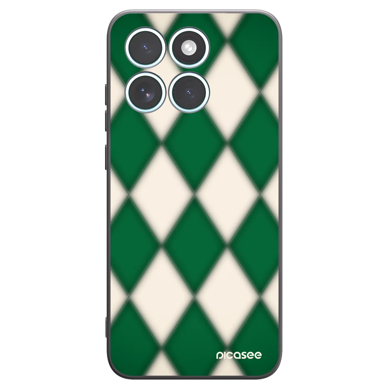 Picasee husă neagră din silicon pentru Motorola Edge 70 Fusion - Emerald Diamond