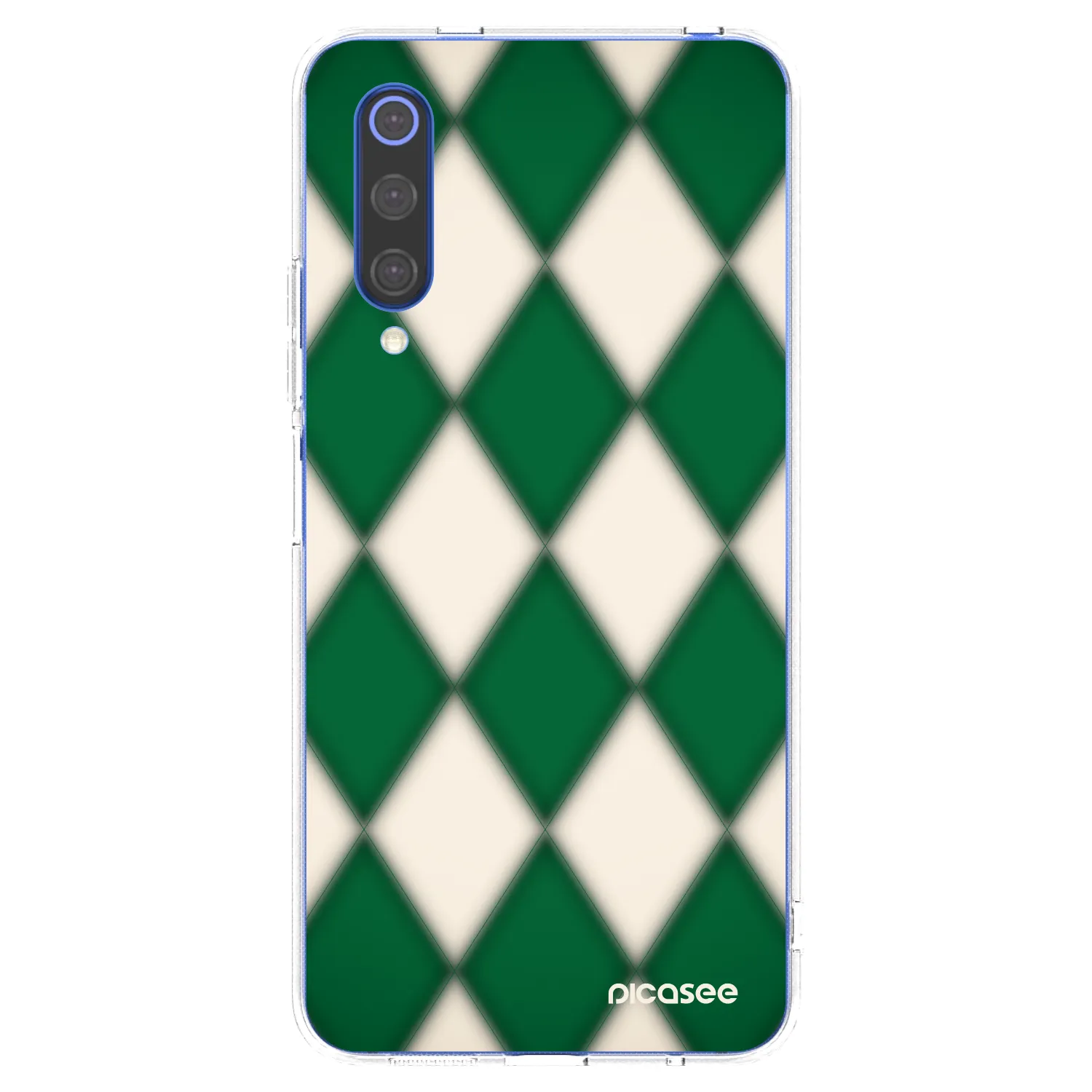 Picasee husă transparentă din silicon pentru Xiaomi Mi 9 SE - Emerald Diamond
