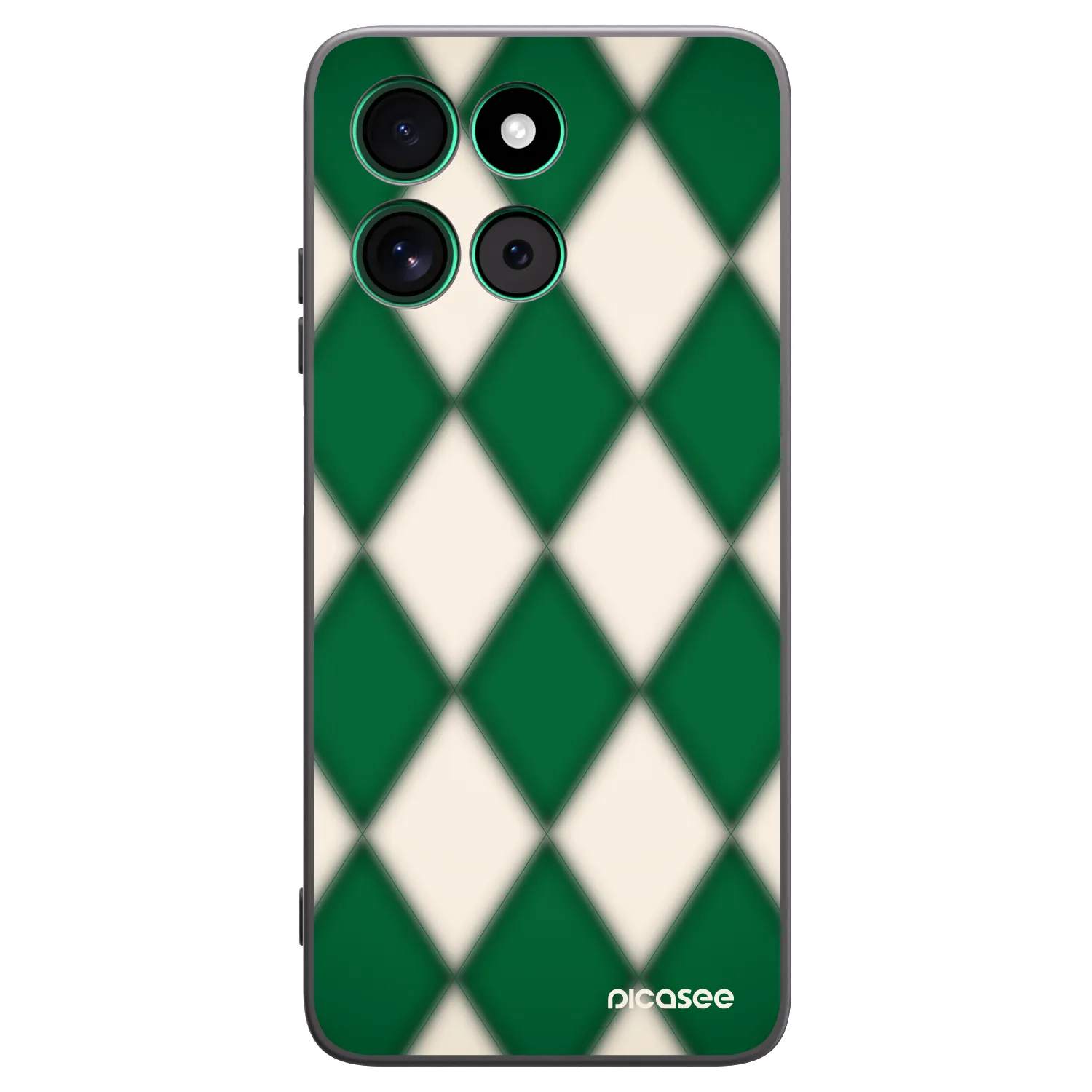 Picasee husă neagră din silicon pentru Motorola Moto G57 Power - Emerald Diamond