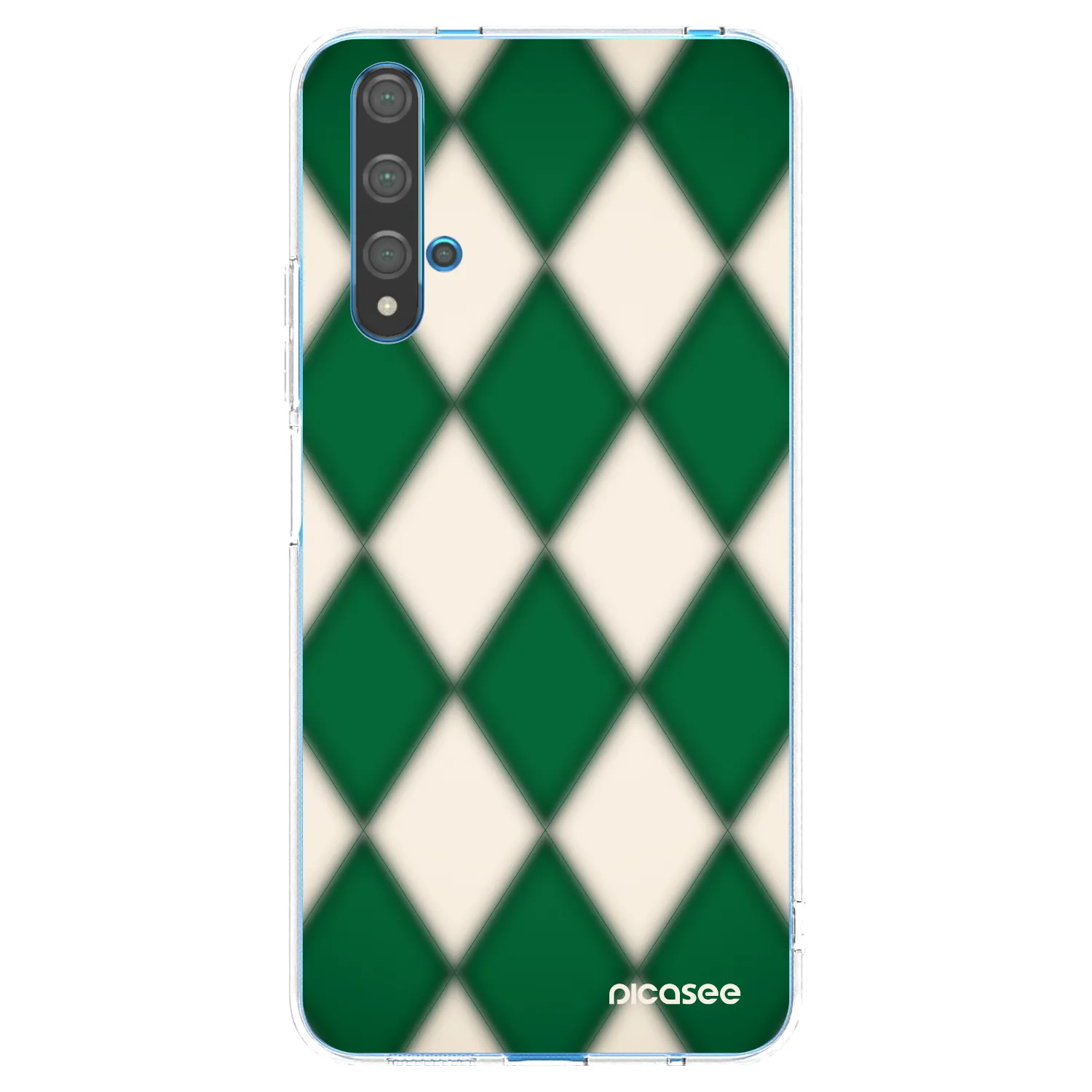 Picasee husă transparentă din silicon pentru Huawei Nova 5T - Emerald Diamond